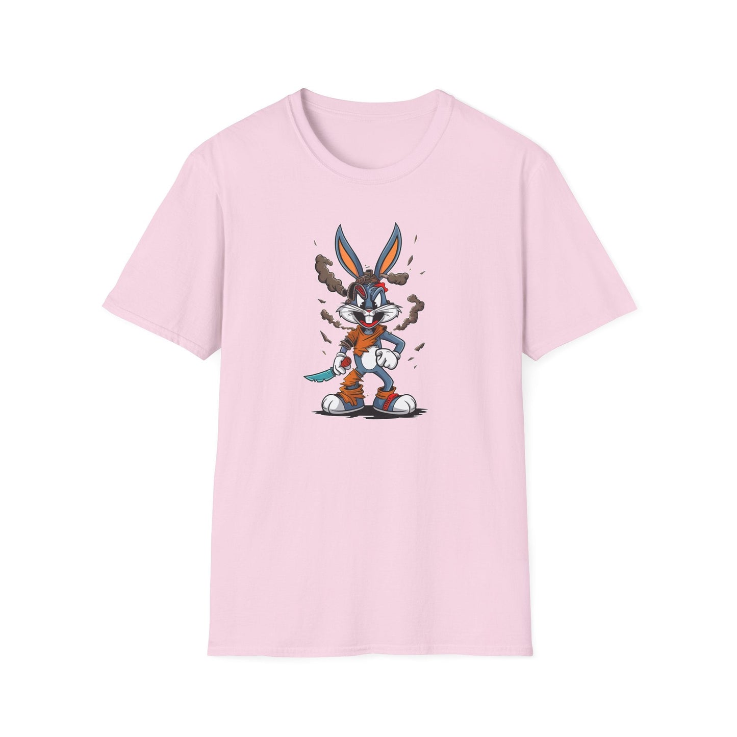 Bugs Bunny T Shirt Unisex Cartoon Tee Gildan Softstyle 64000 Comfortable Graphic Tee Classic