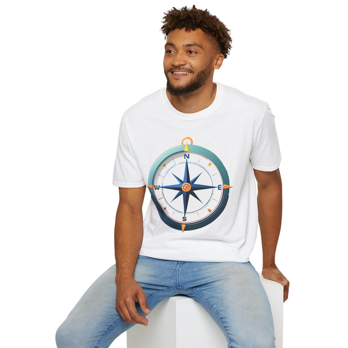 Compass Navigator Graphic Tee Unisex 100 Cotton 7