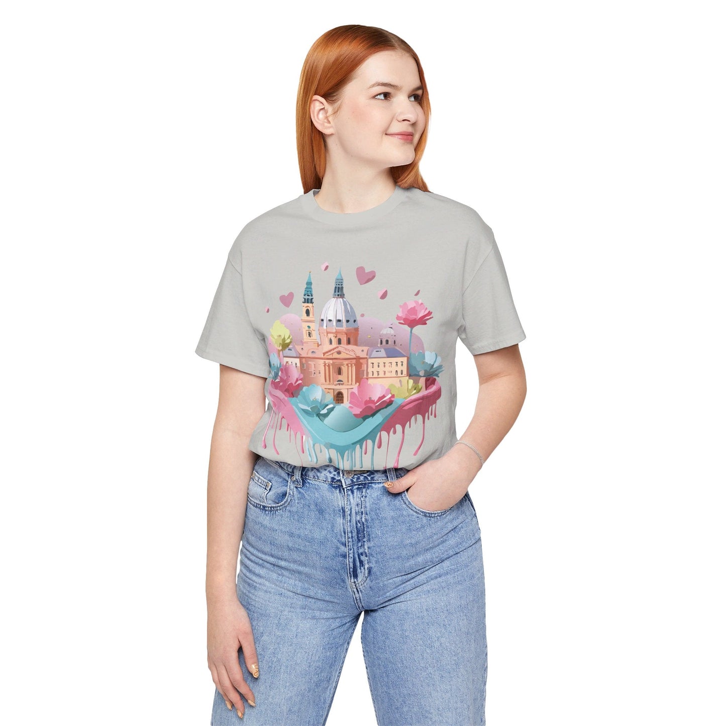 Prague Tourist Shirt Unisex Graphic Tee With Vintage Inspired Artwork By Adelpha