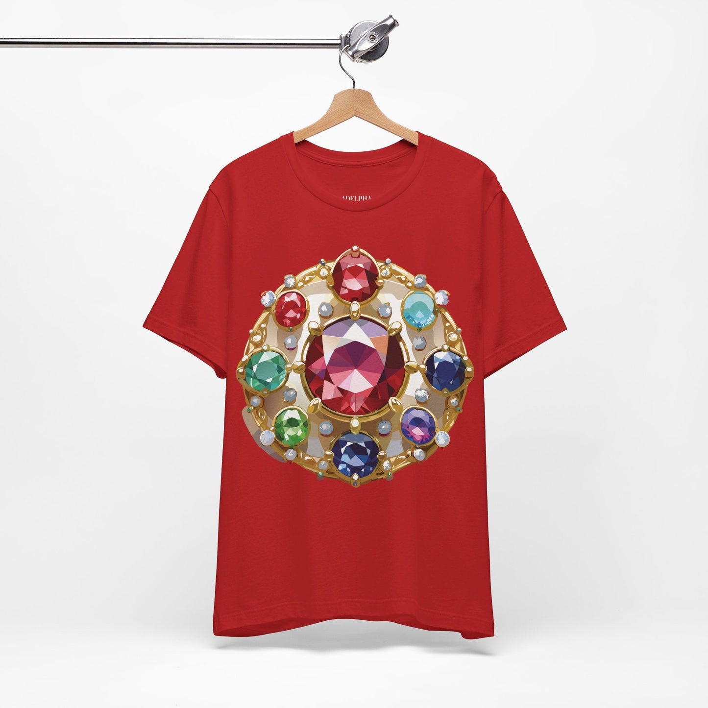 Adelpha Graphic T Shirt Unisex Vintage Artwork Tee Jewelry Design Short Sleeve Art Print