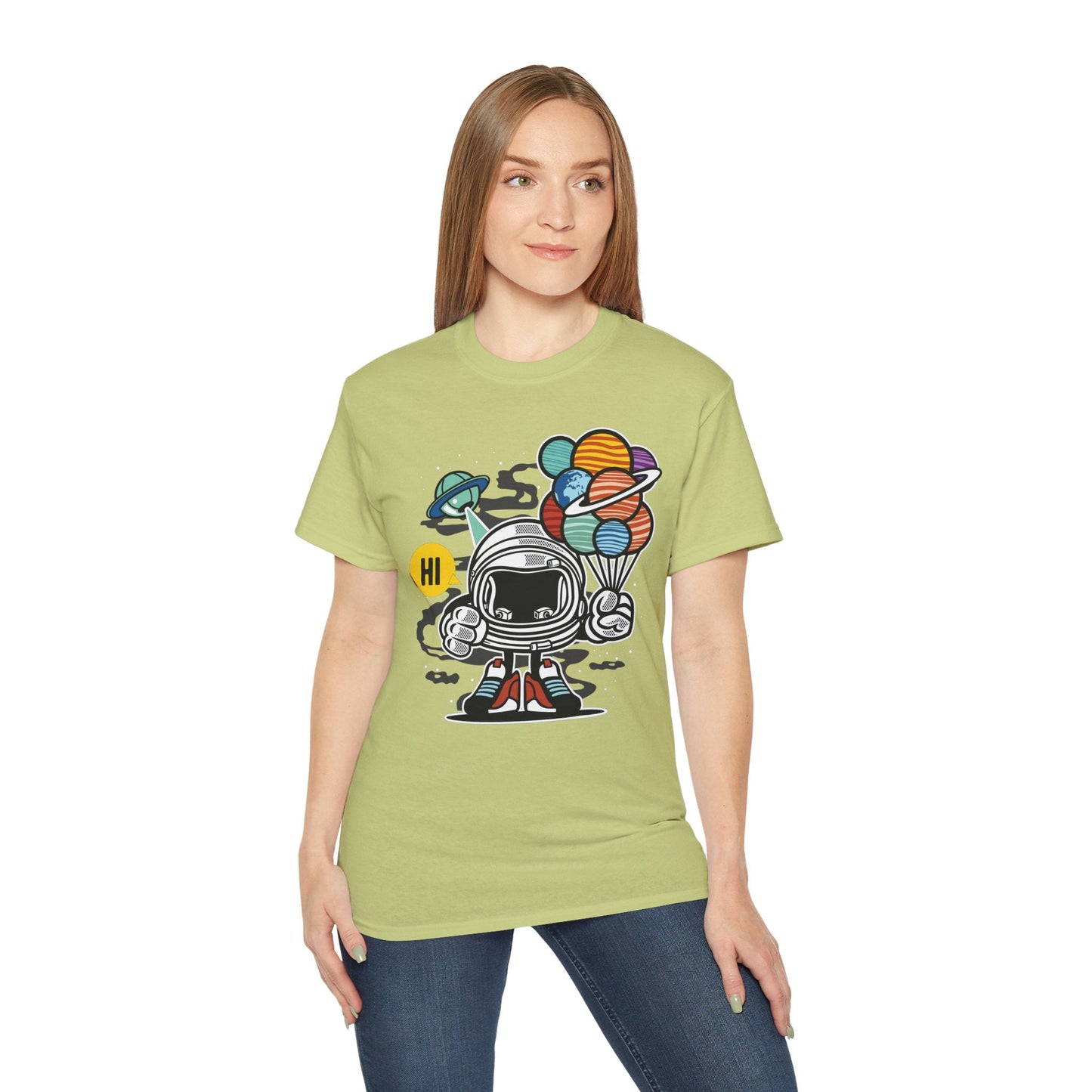 Astronaut Graphic Unisex 100 Cotton Tee 2