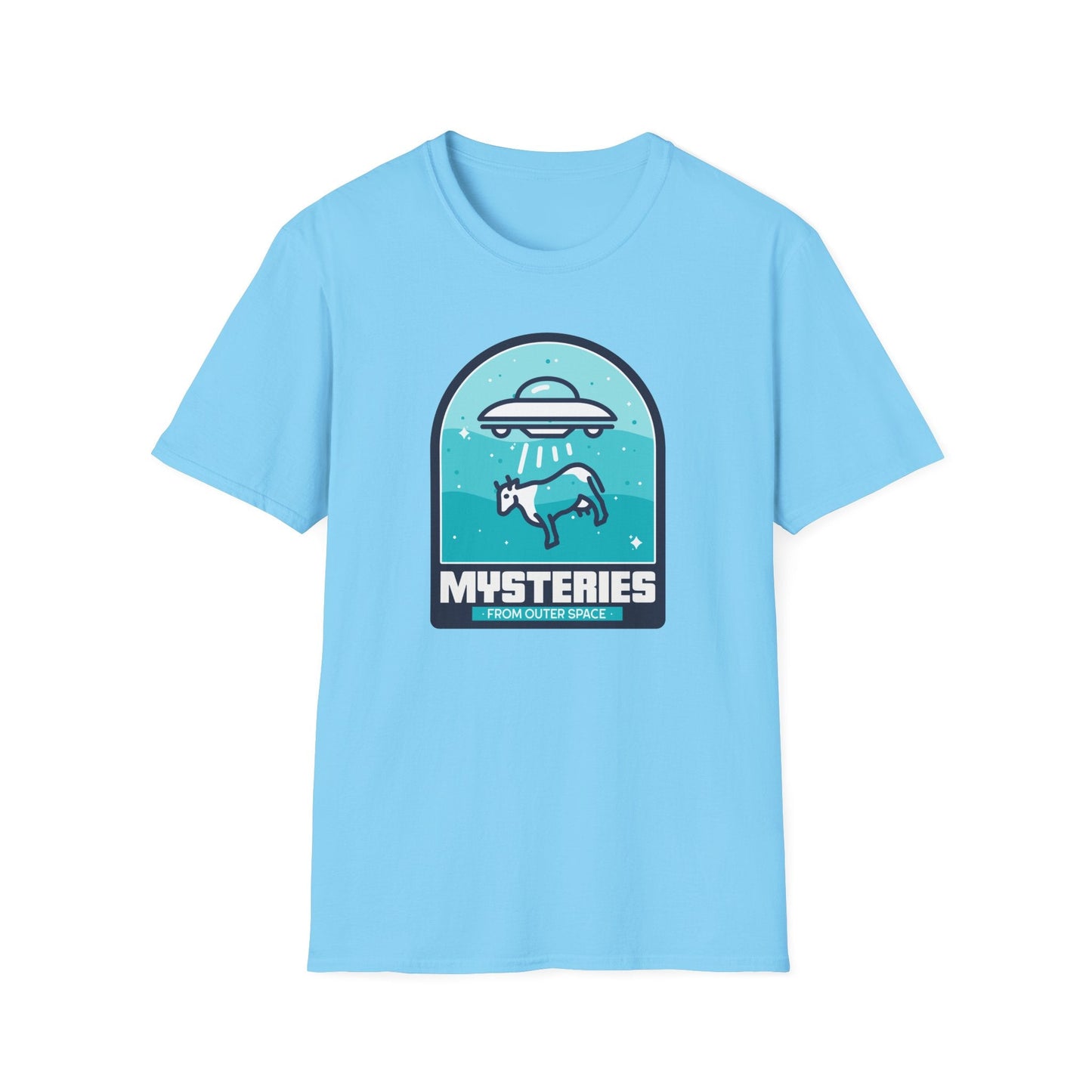 Mysteries UFO Abduction TShirt  Retro Alien Space Graphic Tee