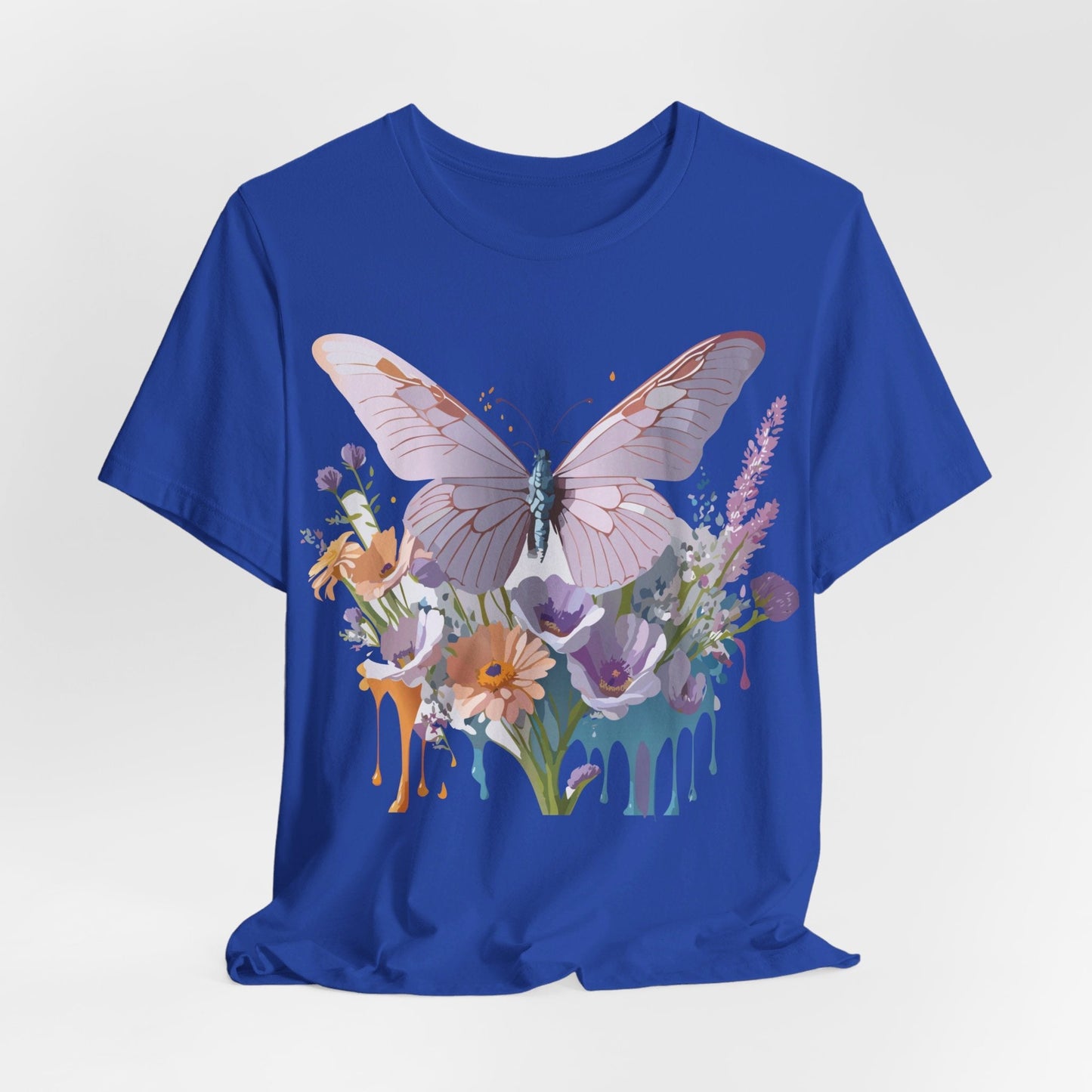 Butterfly Graphic Tee Unisex Short Sleeve Vintage Artwork By Adelpha