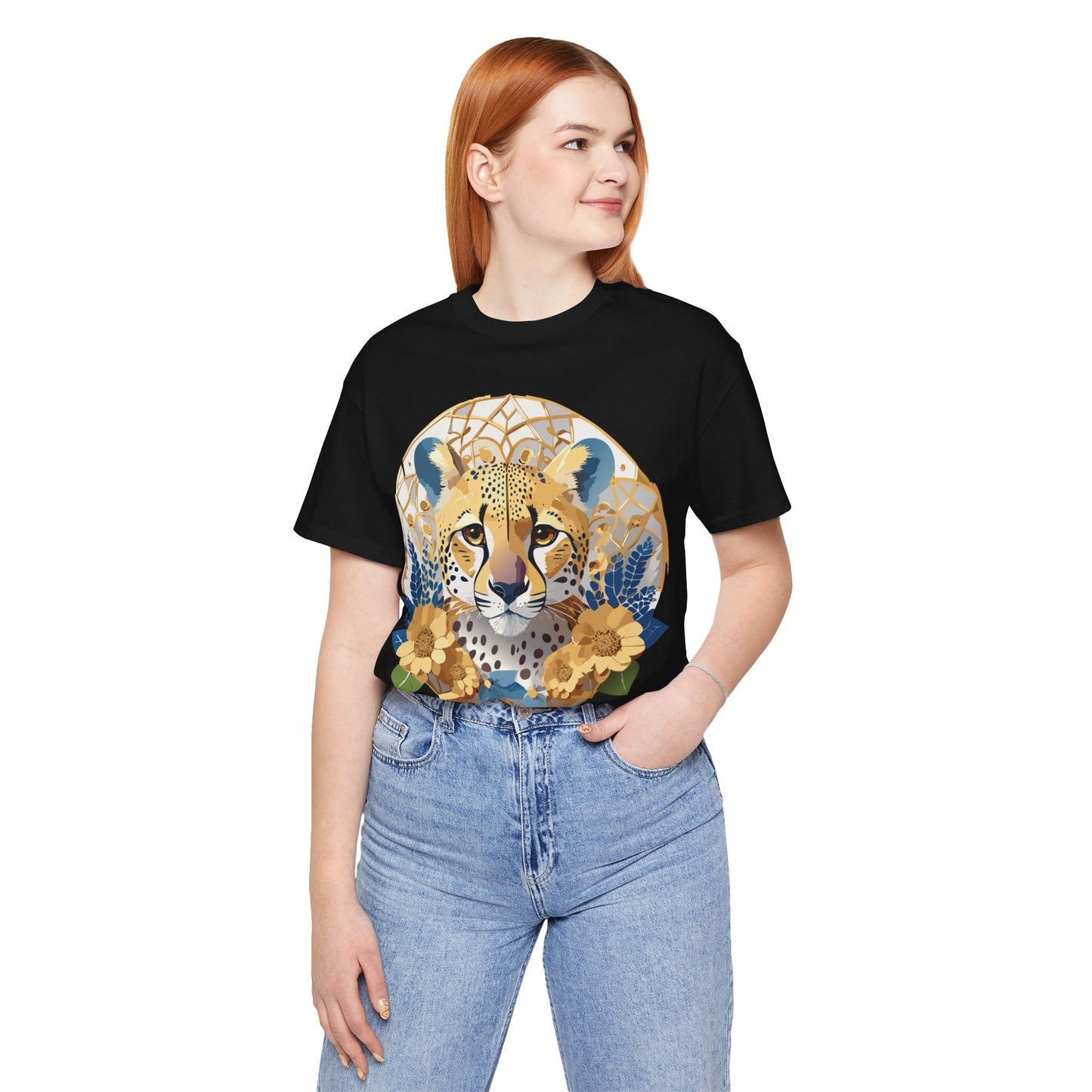 Medallion Shirt Unisex Graphic Tee With Vintage Inspired Adelpha Artwork Short Sleeve Jersey