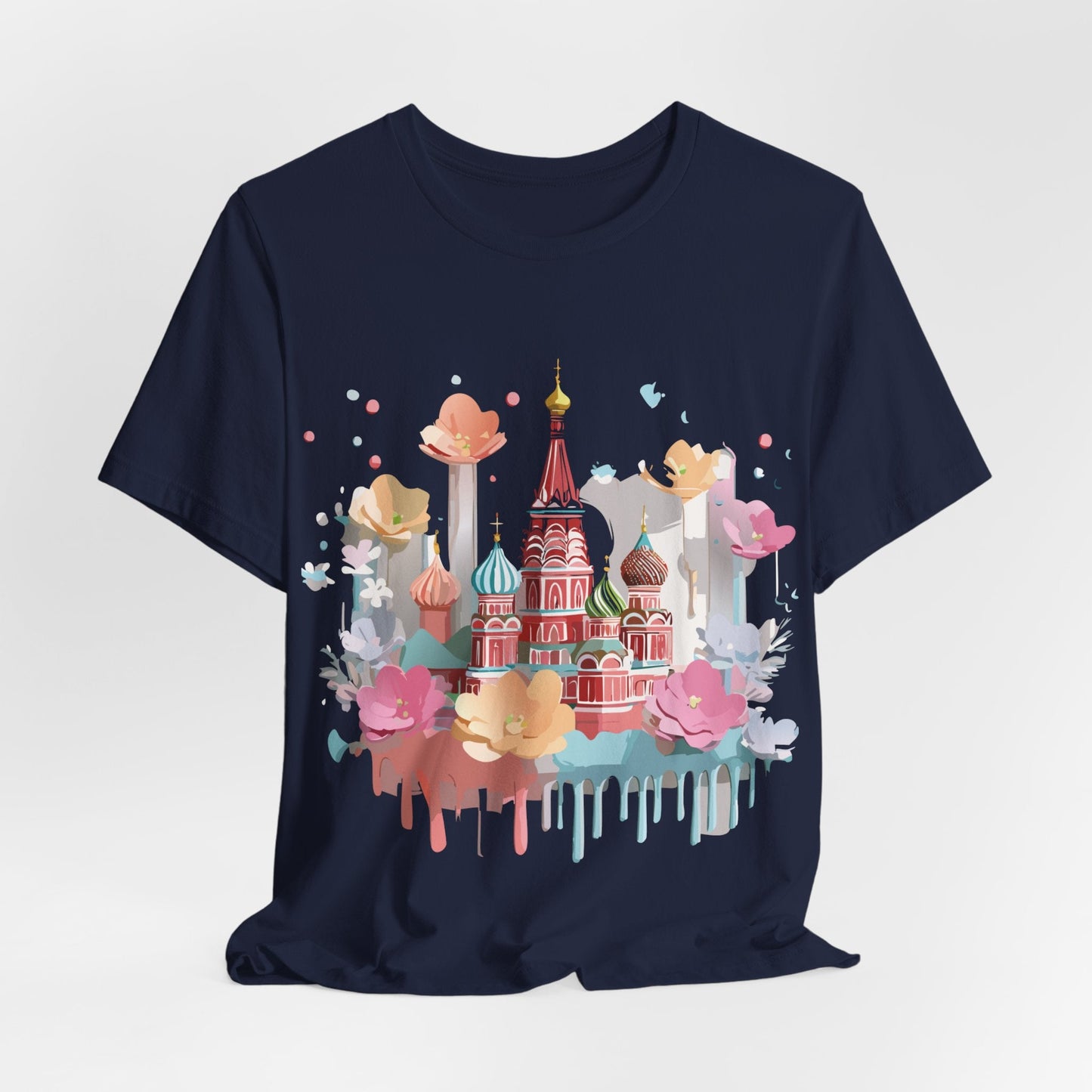 Adelpha Graphic Tee Unisex Jersey Short Sleeve Moscow City Tour Shirt Vintage Inspired Artwork