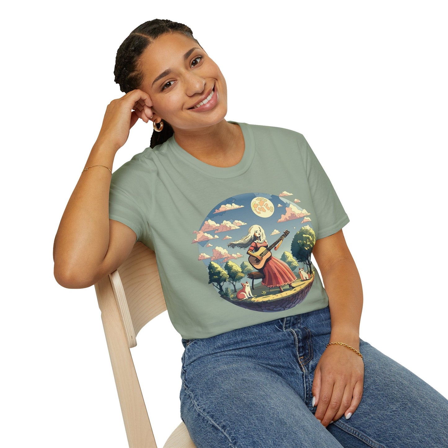 Womens Graphic T Shirts Art Design Tee Softstyle 100 Percent Cotton Unisex Gildan 64000