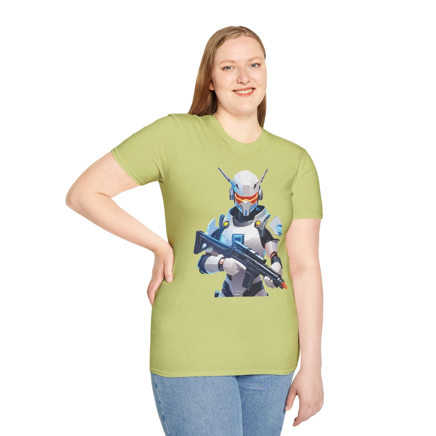 Robocop Shirt Unisex T Shirt With Robocop Artwork Gildan Softstyle 64000 Cotton Tee