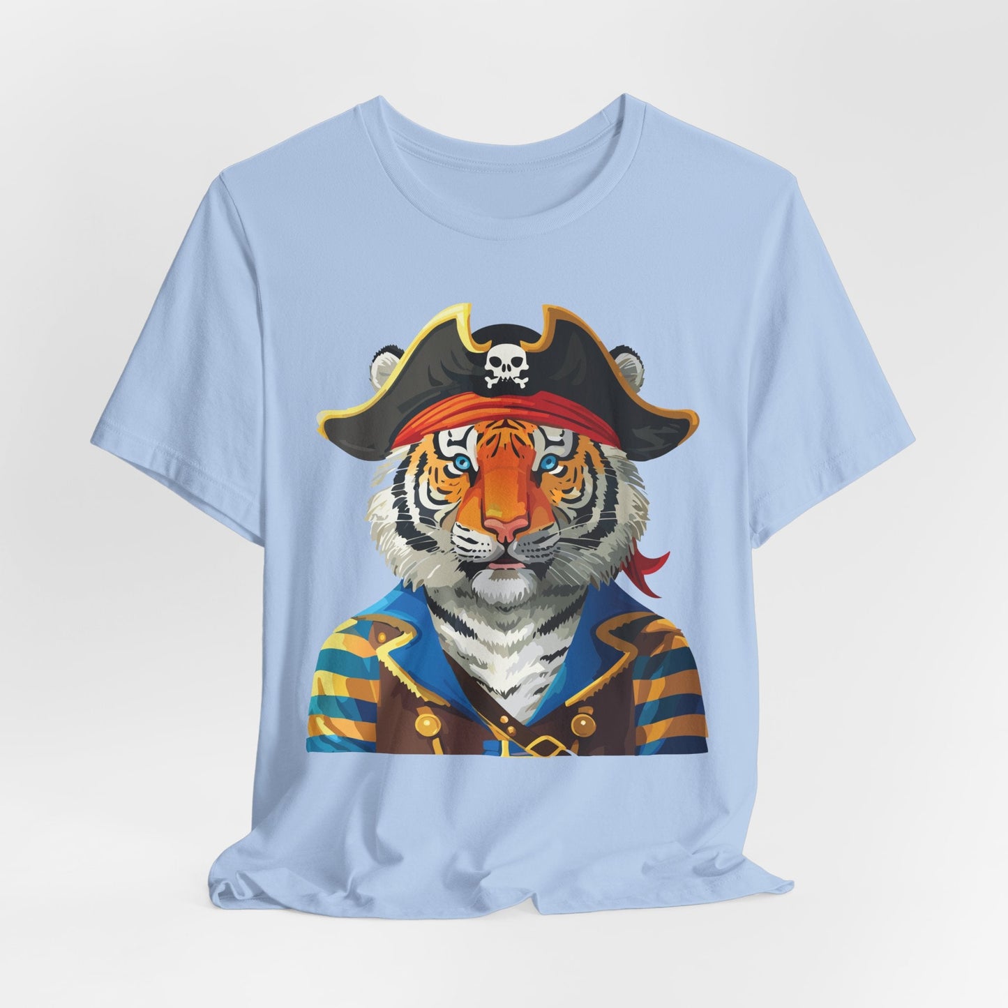 Unisex Animal Tee Shirt Art Design With Wild Animals Gildan Softstyle Cotton T Shirt