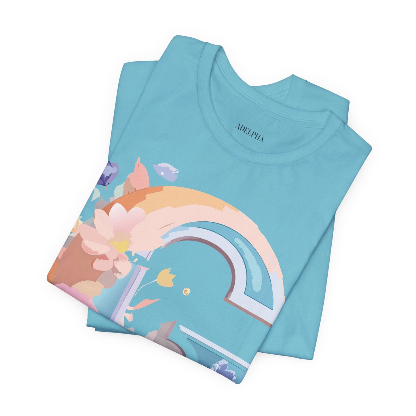 Letter G Graphic Tee Unisex Short Sleeve T Shirt by Adelpha Vintage Inspired Artwork
