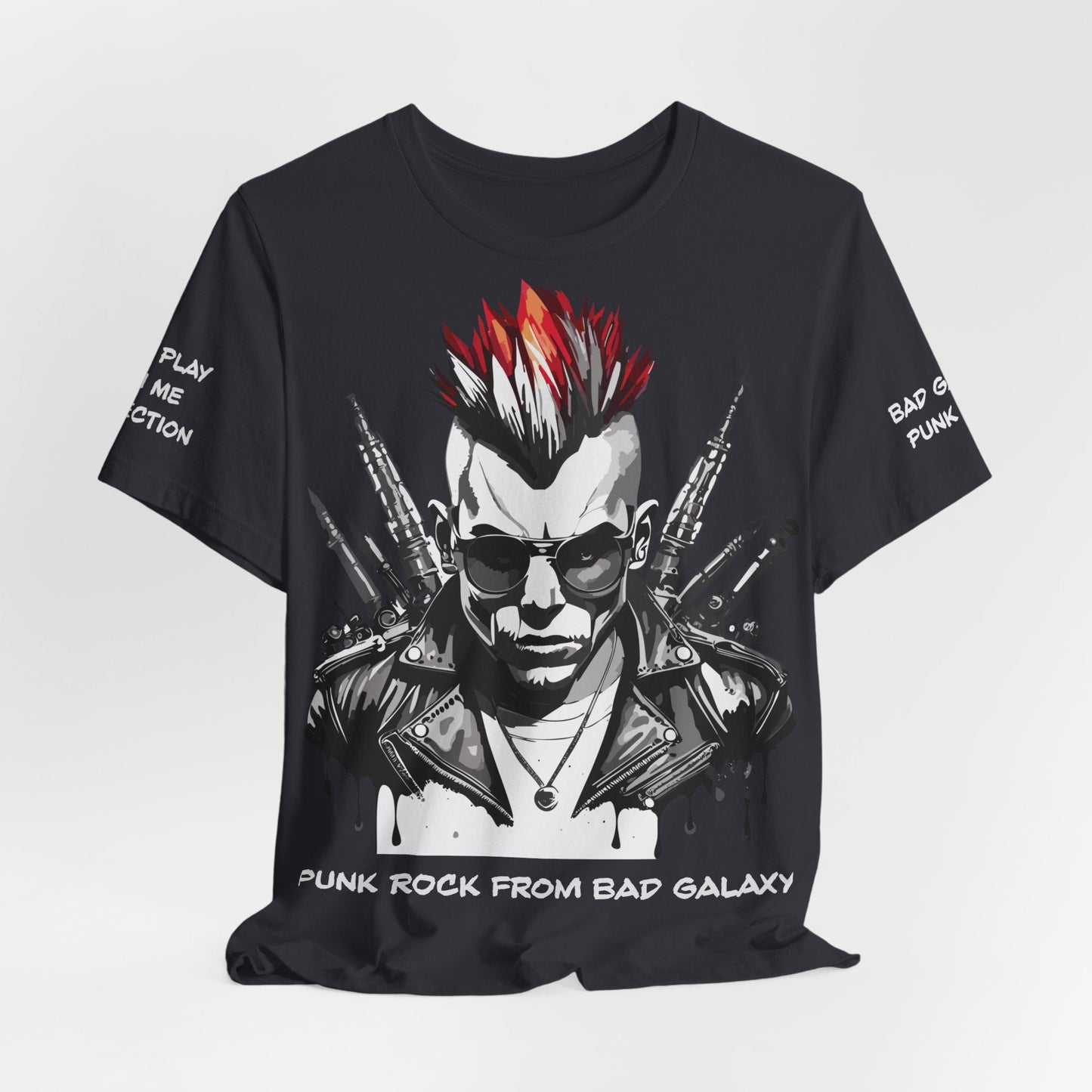 Punk Rock Tee Shirt Made In USA 100 Cotton Eco Friendly Inks Durable Stitching Quality
