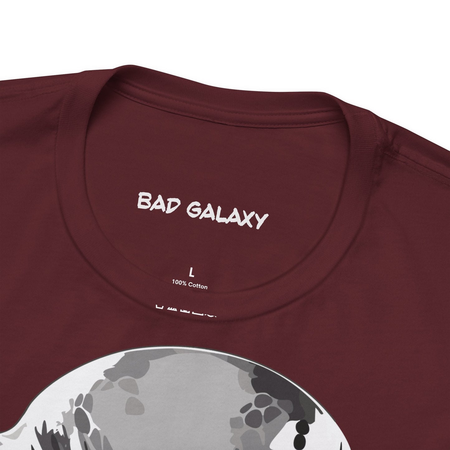 Tee Shirt With Alien From Bad Galaxy 100 Percent Cotton Made In USA Free Shipping