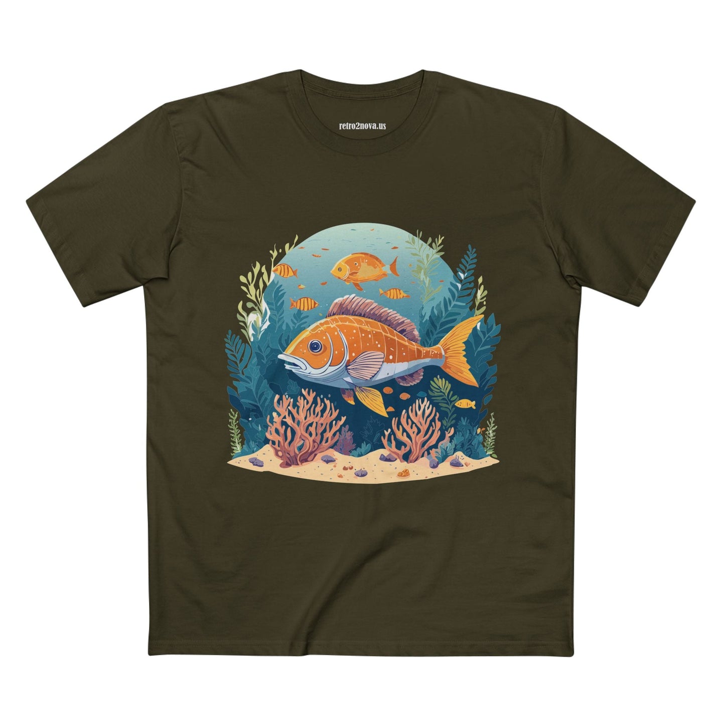 Ocean Pacific Unisex Premium Cotton Tee With Original Art Design OP 23 Retro2Nova
