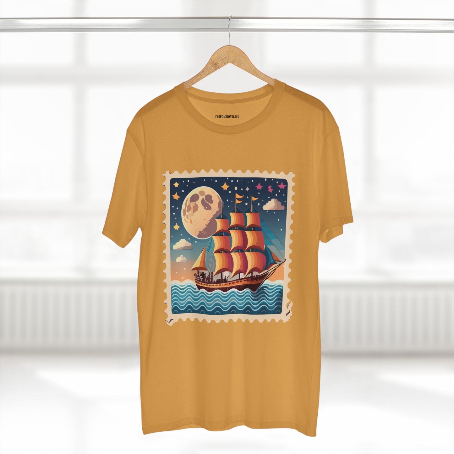 Stamp Shirt Postage Stamp Shirt PS 42 Unisex Premium Cotton Tee With Original Art Design Retro2Nova