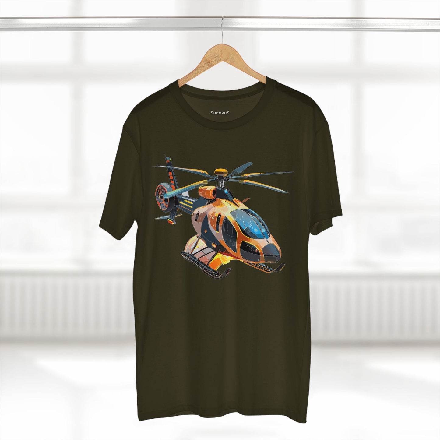 Chopper Graphic Unisex 100 Cotton Staple Tee 6