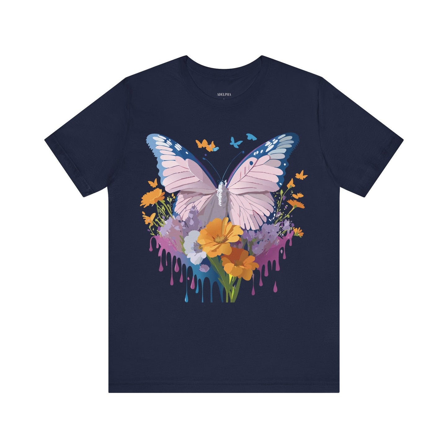 Butterfly Graphic Tee Unisex Jersey Short Sleeve Adelpha Art Design