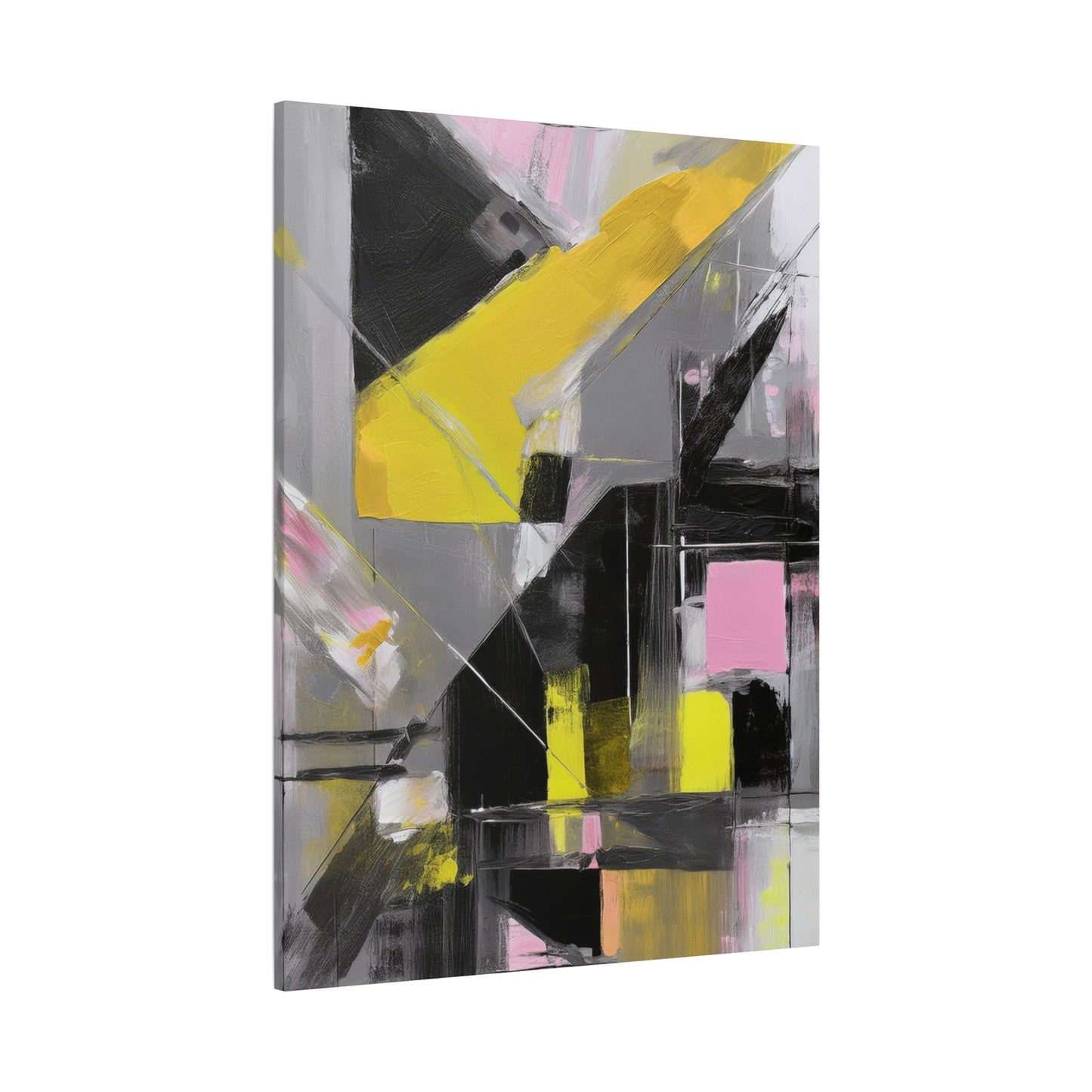 Abstract Geometric Painting Print Canvas 20x24,20x30,24x30 24x32,24x36,30x40 32x48,36x48,40x60 Pine-Wood Inner Frame ABS-38