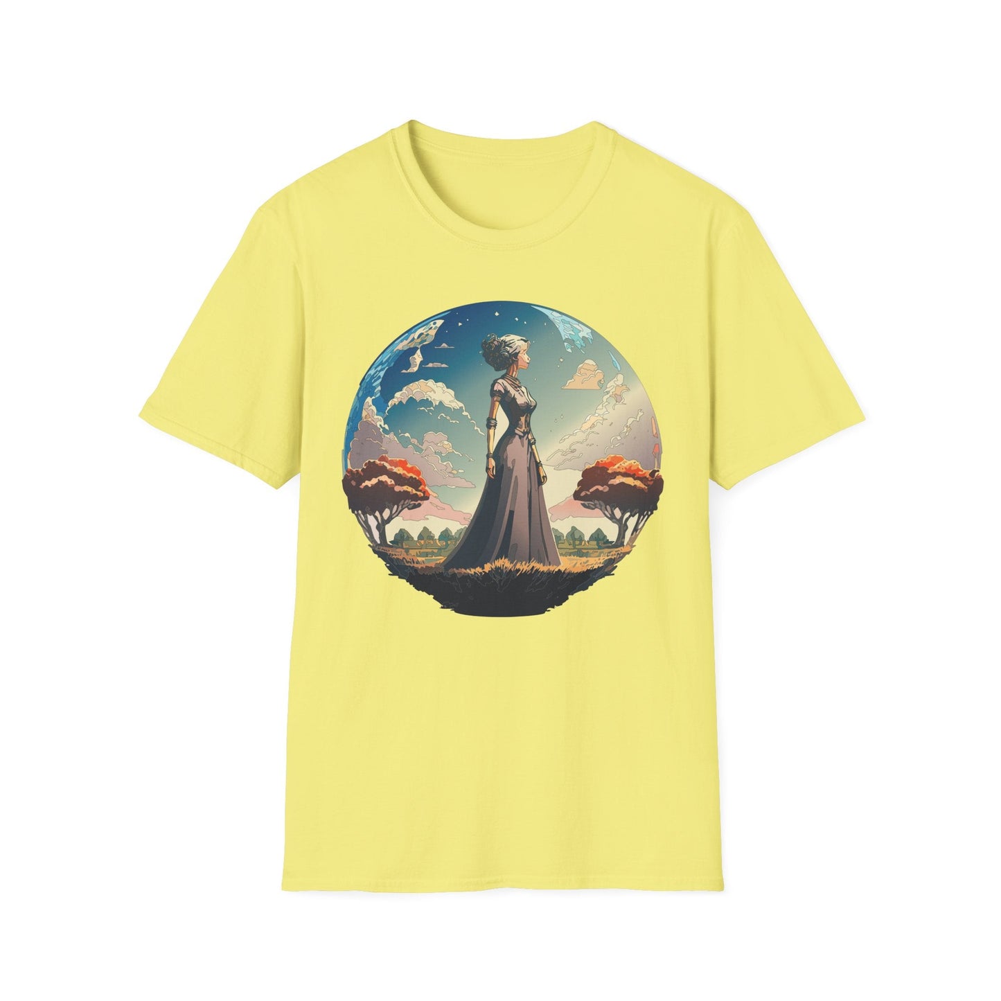 Womens Graphic T Shirt Art Design Tee Gildan Softstyle 64000 Unisex Cotton Short Sleeve