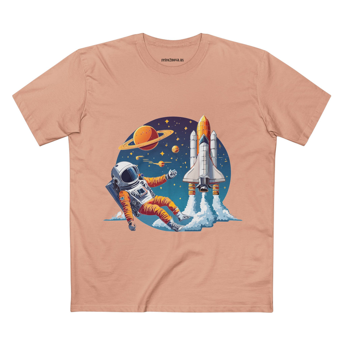 Cosmos Astronaut Graphic Tee Staple Unisex 100 Cotton Tee Shirt - CS-24