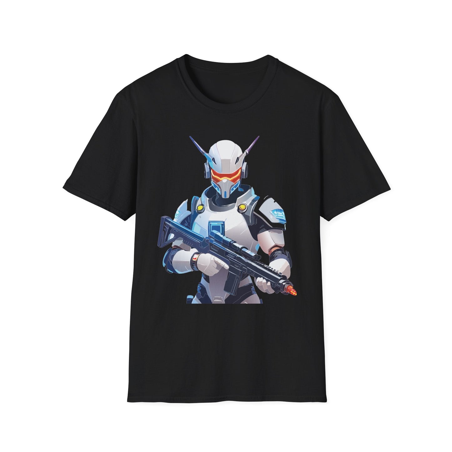 Robocop Shirt Unisex T Shirt With Robocop Artwork Gildan Softstyle 64000 Cotton Tee