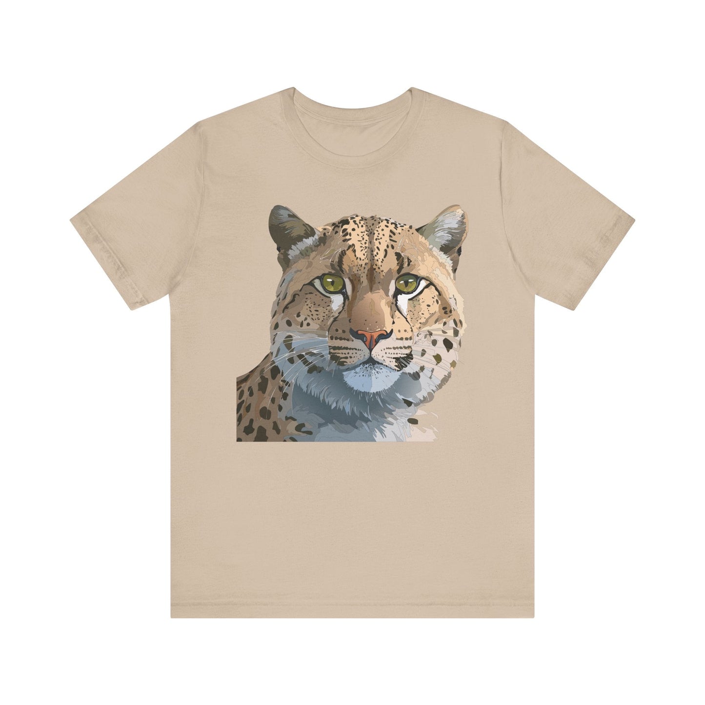 Unisex Animal Shirt With Animals Art Design Tee Short Sleeve Wildlife Print Tee Shirt