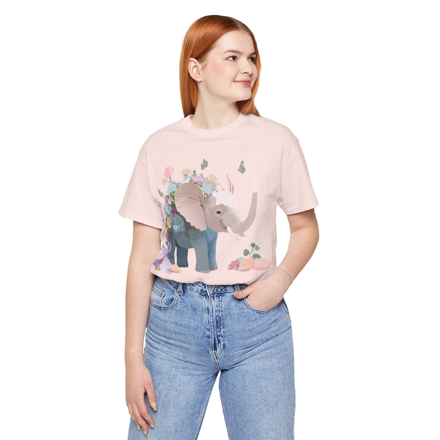 Elephant Graphic Tee Unisex Jersey Short Sleeve Art Design Adelpha Premium Vintage Inspired