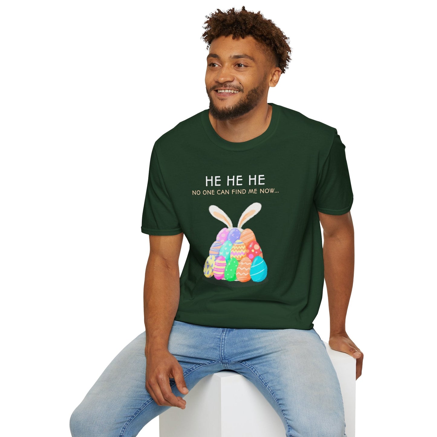 Easter Egg T Shirt Unisex Softstyle 100 Percent Ring Spun Cotton Easter Design Tee