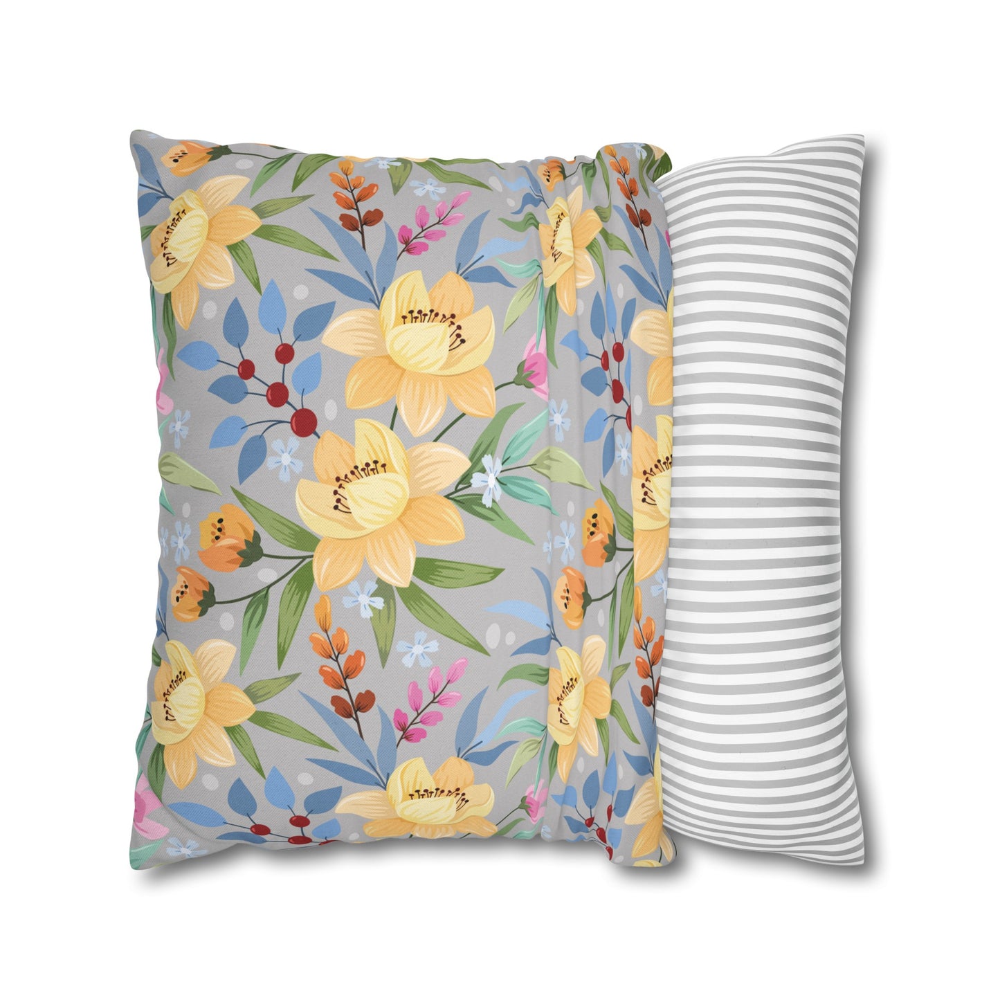 Floral Poly Pillowcase