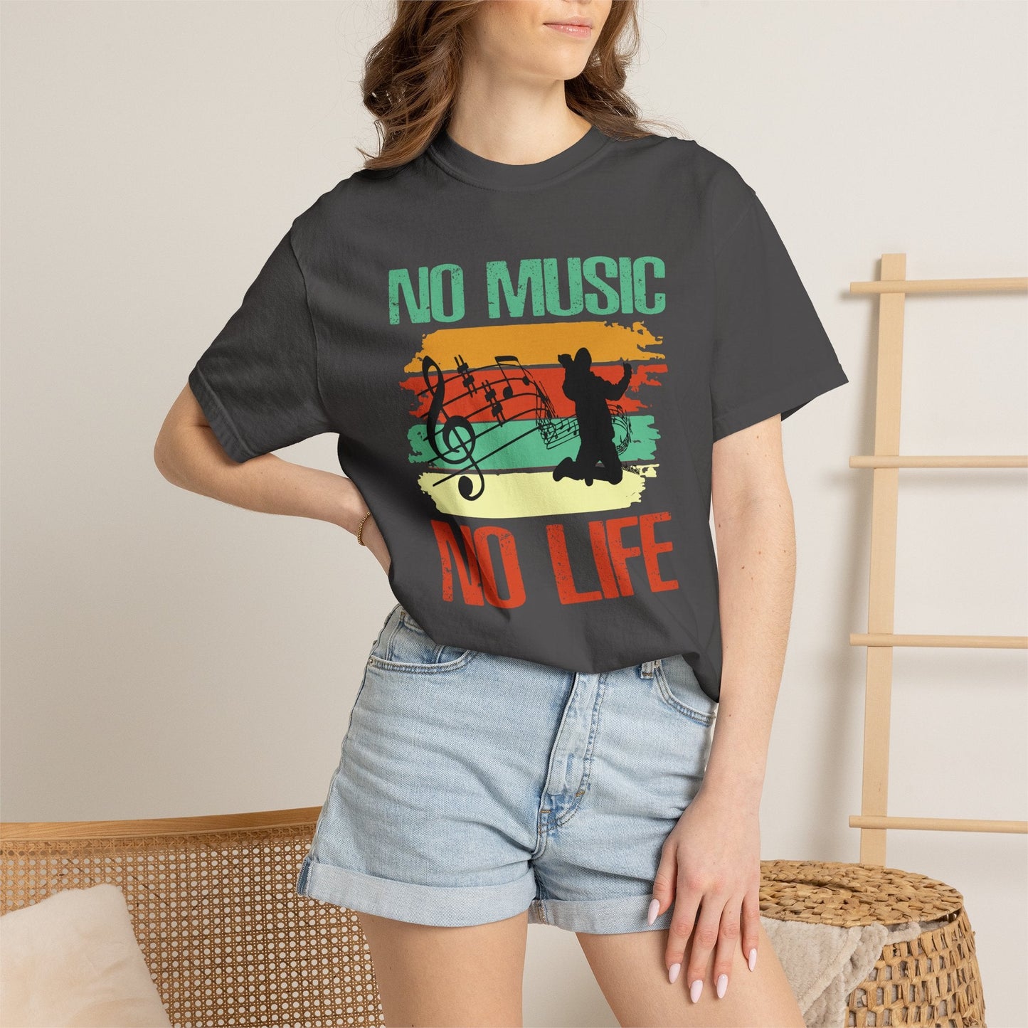 Music Graphic Design Unisex Cotton T-shirt 020