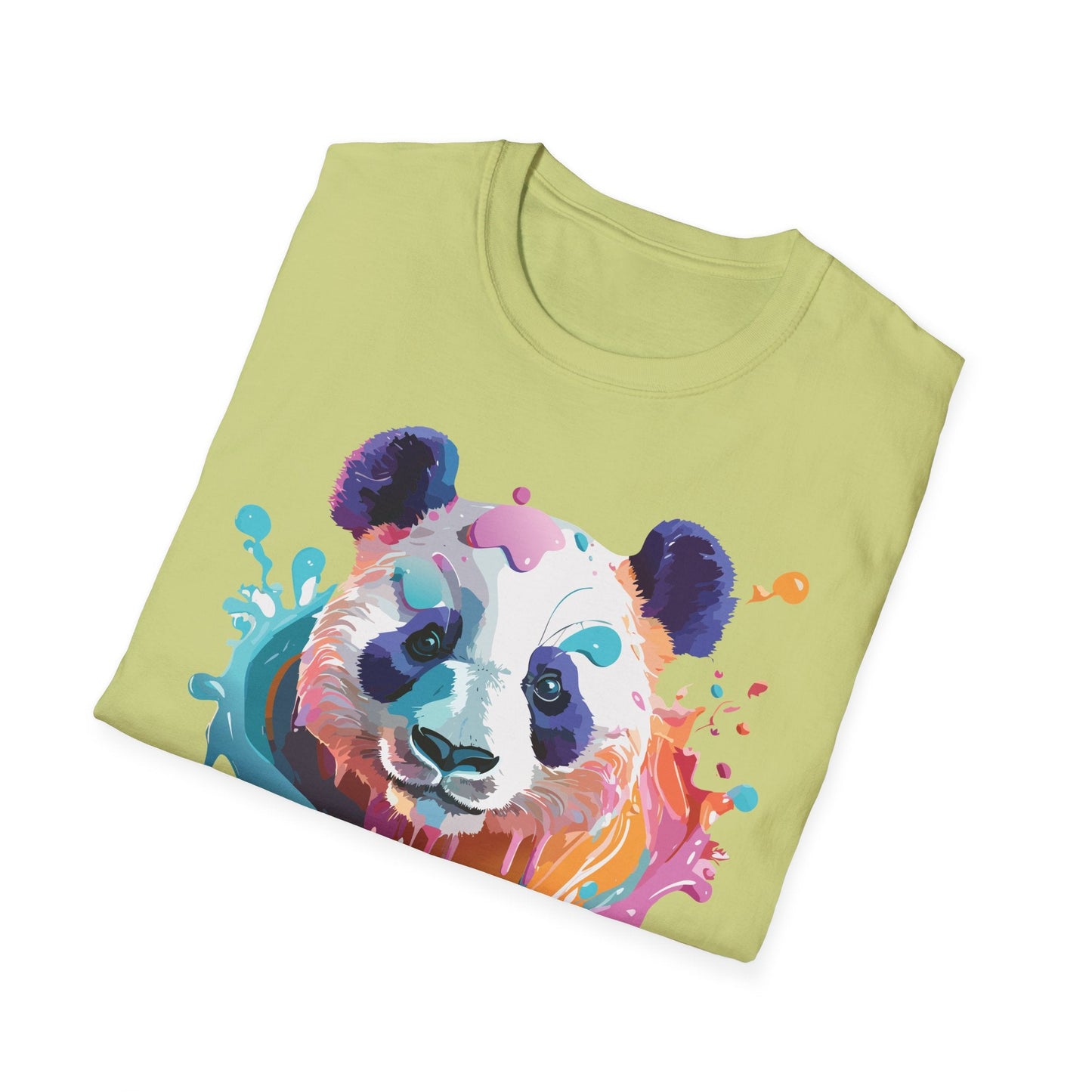 Panda Shirt T Shirt Softstyle 64000 Gildan 100 Percent Ring Spun Cotton Comfortable Animal Tee