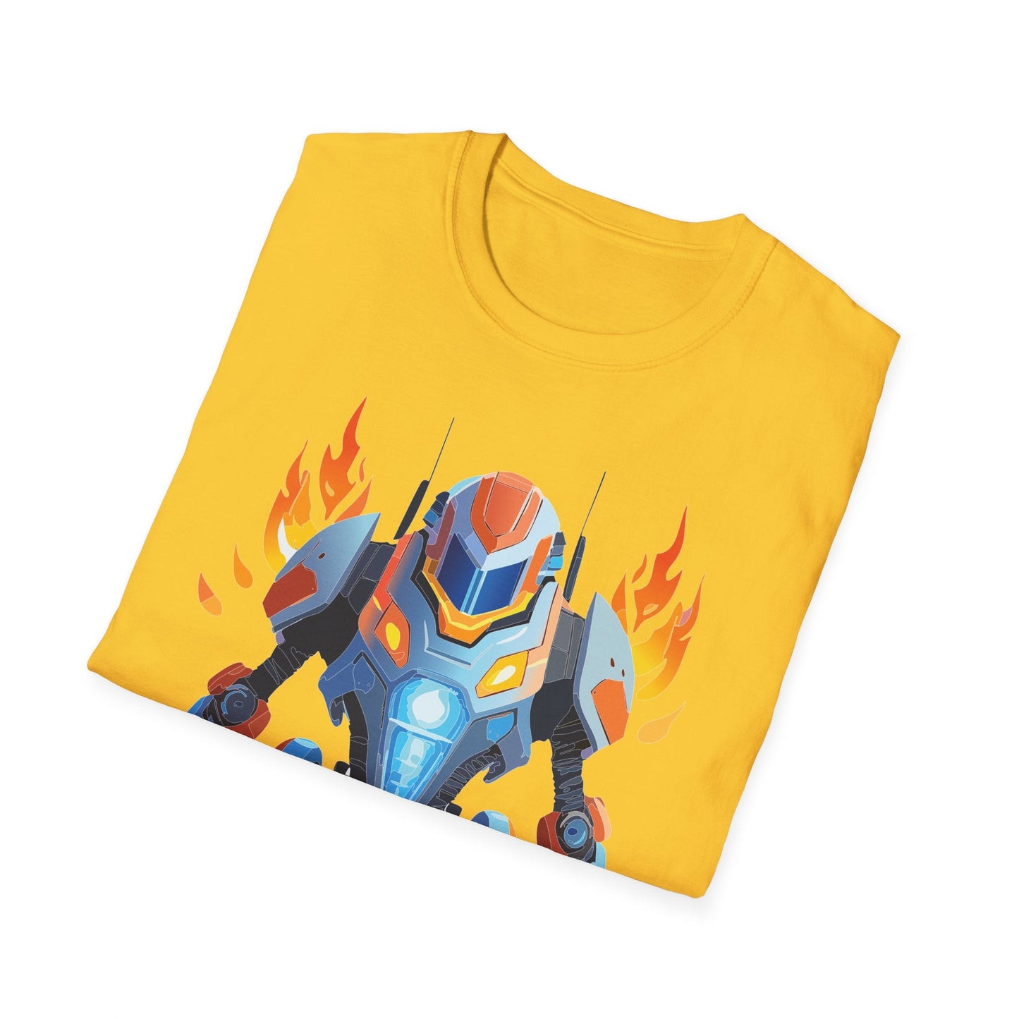 Cyborg Tee Unisex Robot Shirt Terminator Shirt Art Design Gildan Softstyle 64000 Cotton Tee