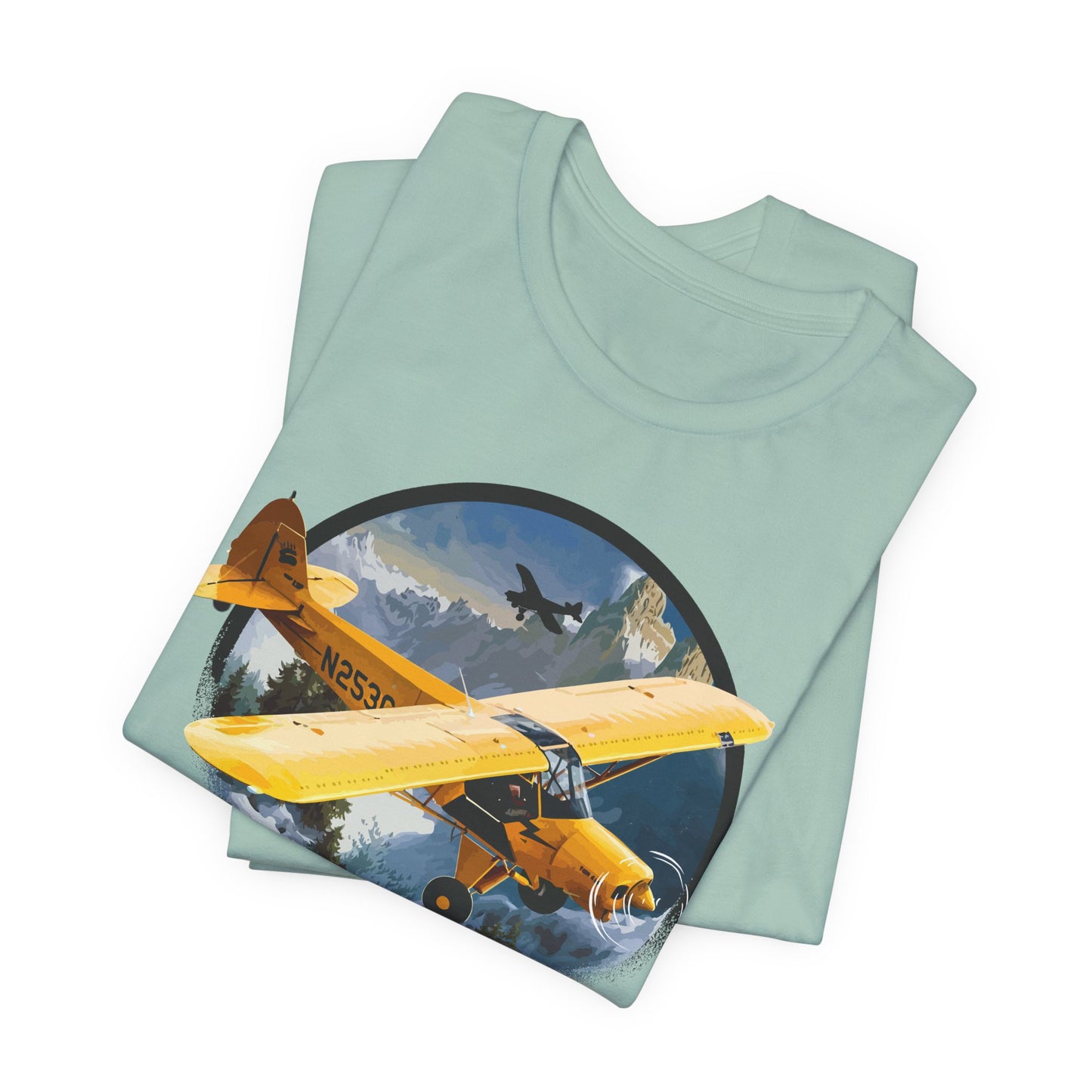 Retro Plane Graphic Design Tee, Plane Shirt, Vintage Tees, Art Design T-Shirt, Graphic Tee, Retro Art Shirts
