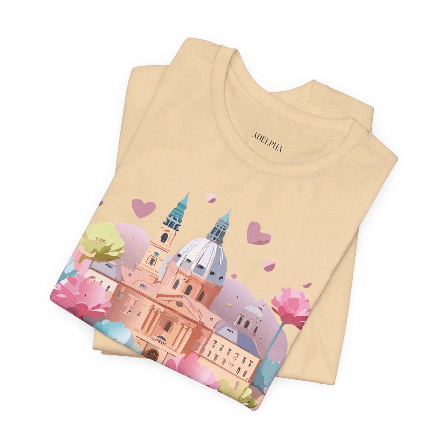 Prague Tourist Shirt Unisex Graphic Tee With Vintage Inspired Artwork By Adelpha