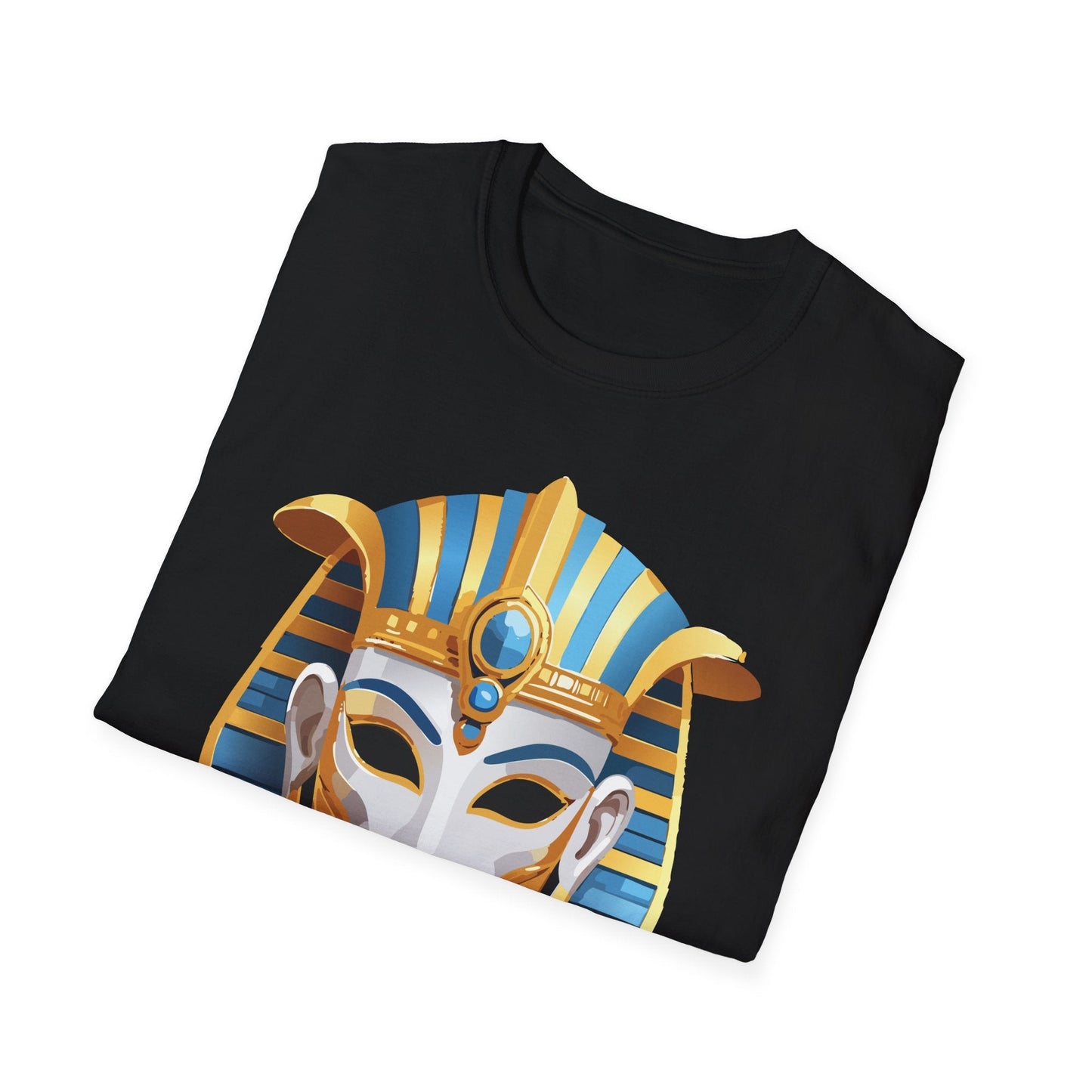 Mask Tee Shirt Unisex Gildan Softstyle 64000 Cotton Tee With Masquerade Design Artwork