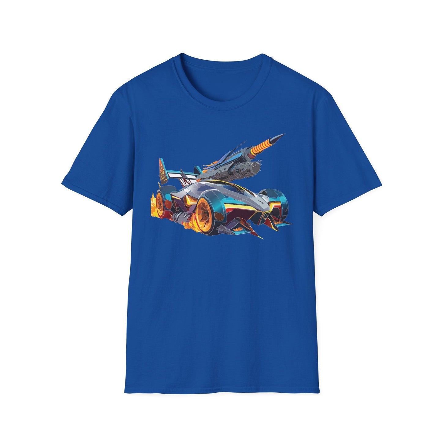 Unisex Car T Shirt Softstyle Cotton Tee With Car Design Hot Wheels Graphic Tee For Men And Women