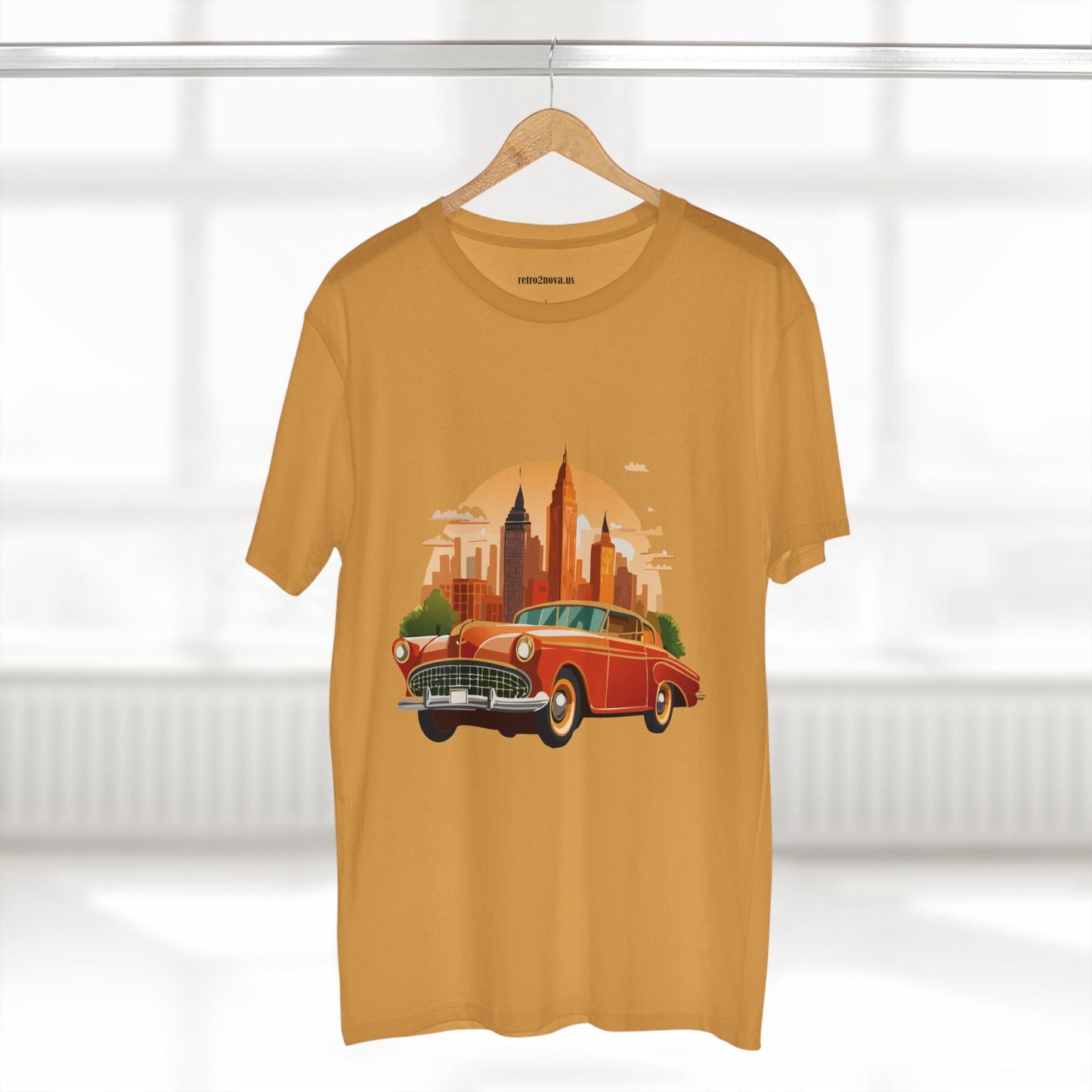 Retro Car Shirts Vintage Car Shirts RC1 Unisex Premium Cotton Tee With Original Art Design