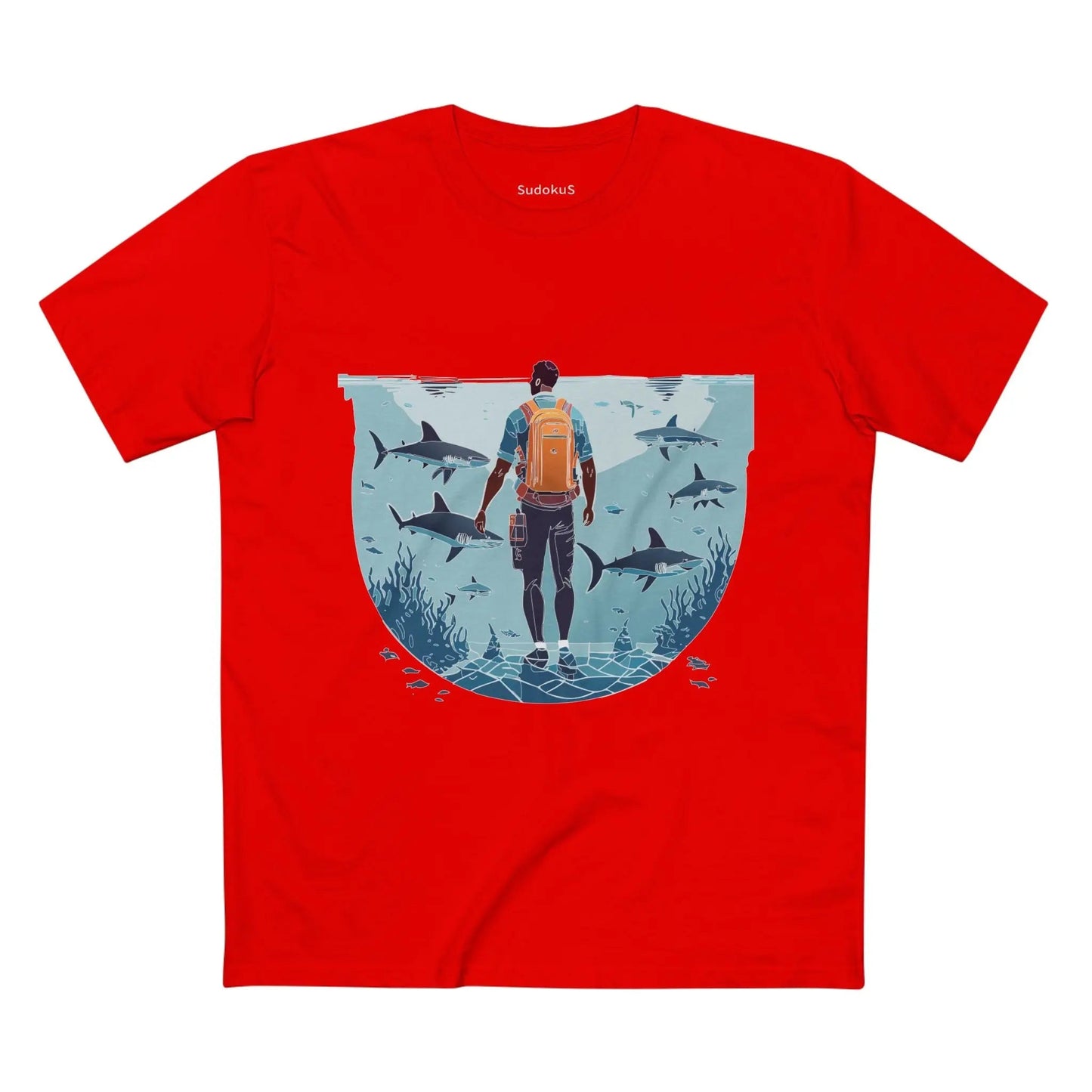 Ocean Coast Graphic Unisex 100 Cotton Staple Tee 7