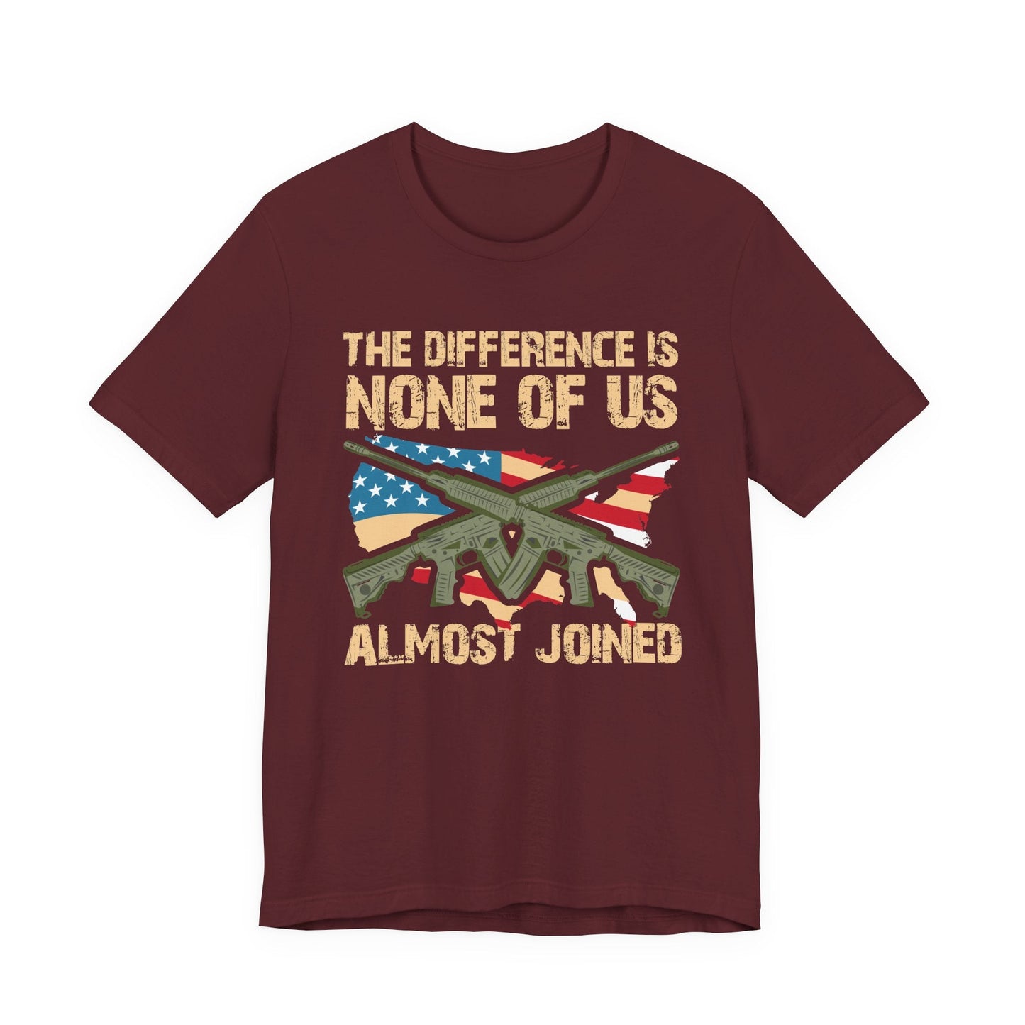 Army Veteran Patriotic Graphic Design Unisex Cotton T-Shirt v18