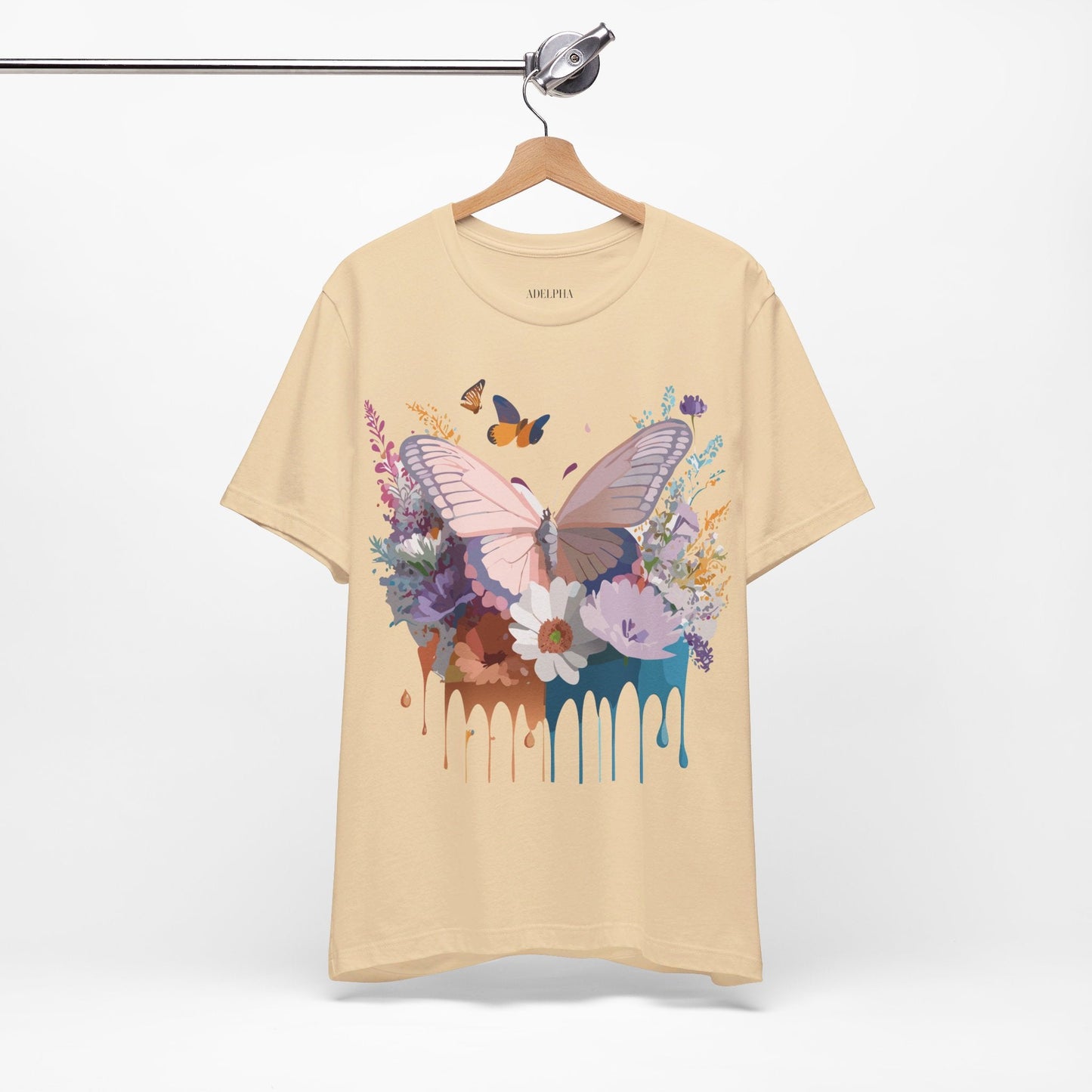 Butterfly Graphic Tee Adelpha Art Design Unisex Short Sleeve Shirt