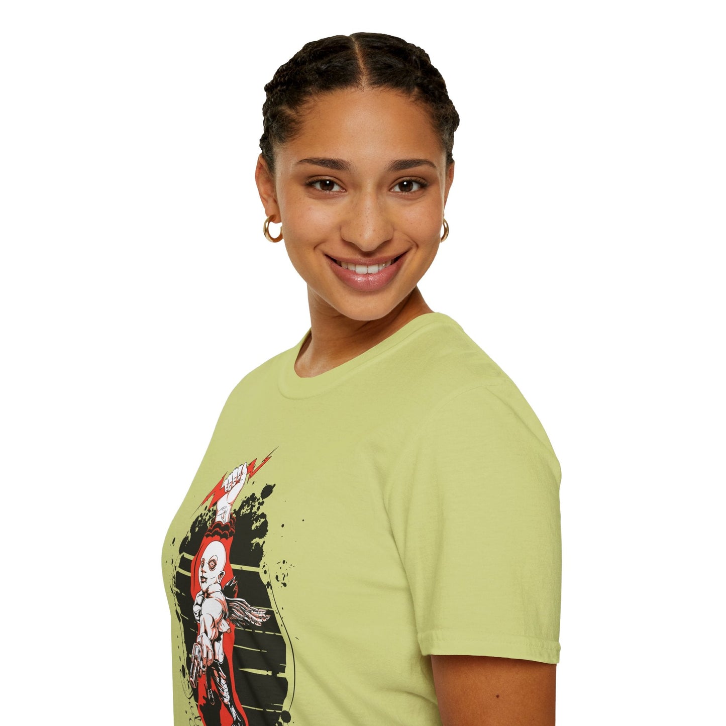 Gildan Softstyle Art Design Graphic Tee Shirt Unisex 100 Percent Ring Spun Cotton