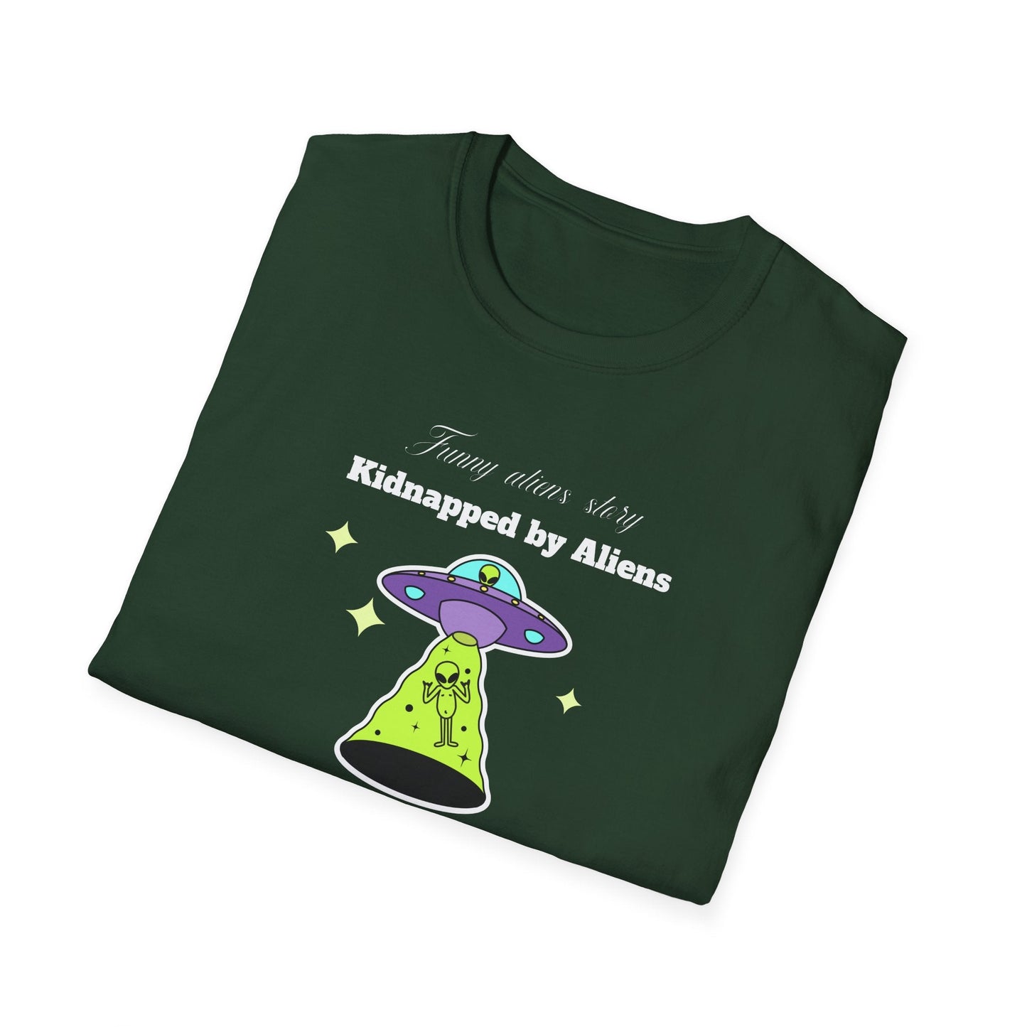 Alien Abduction Graphic Tee  Kidnapped by Aliens Funny UFO Shirt