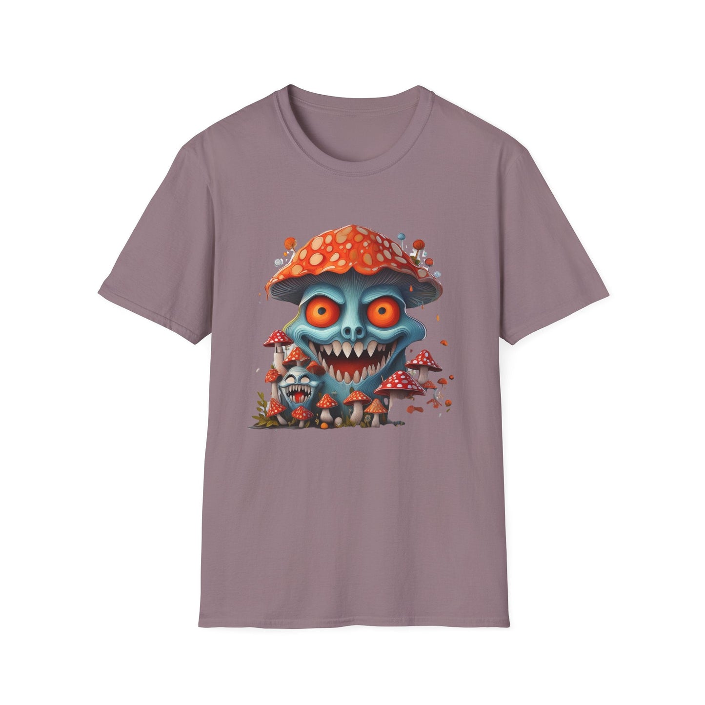 Mashroom Tee Shirt Unisex Softstyle Gildan 64000 Short Sleeve Tee With Funny Mashroom Fungus