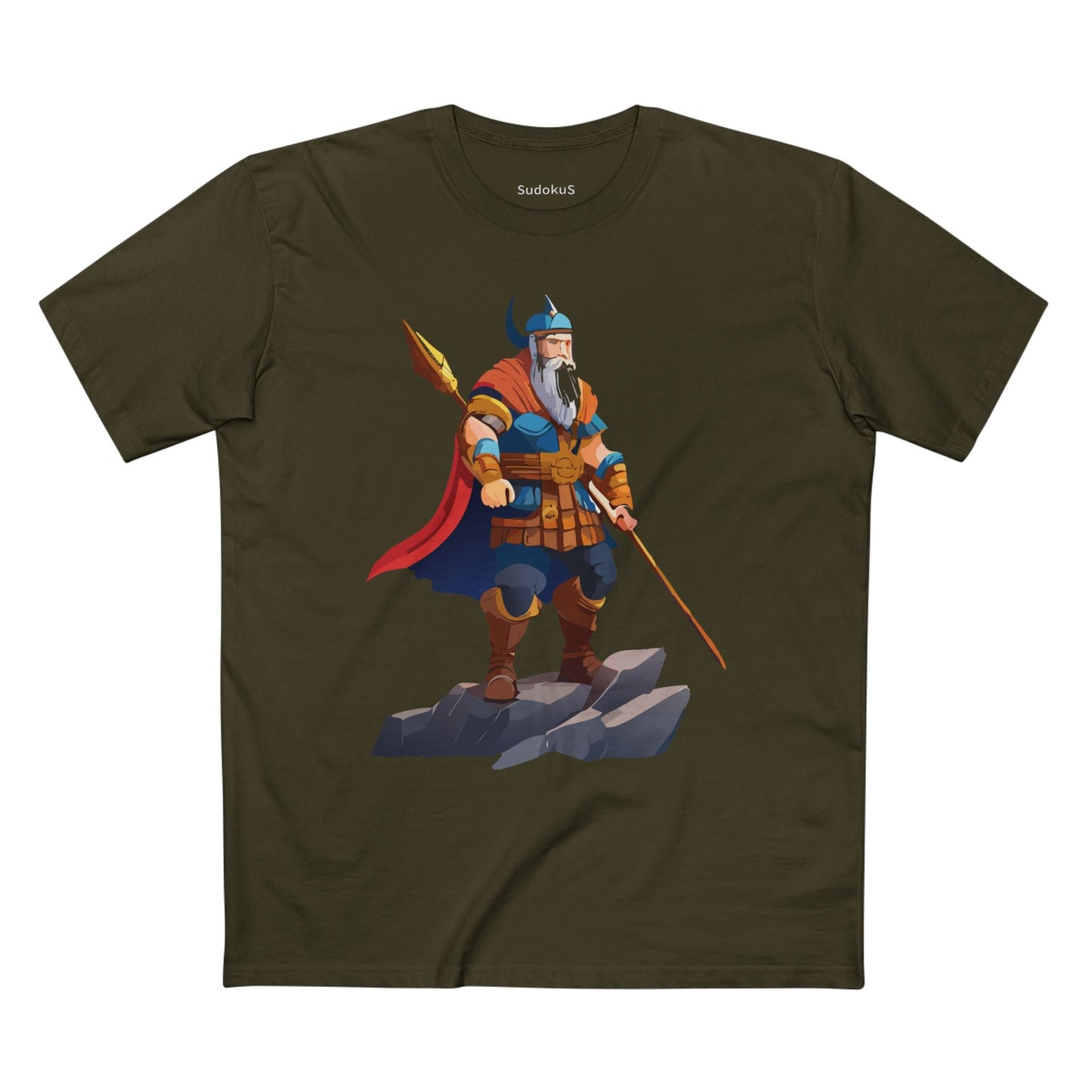 Viking Graphic Unisex 100 Cotton Staple Tee 3