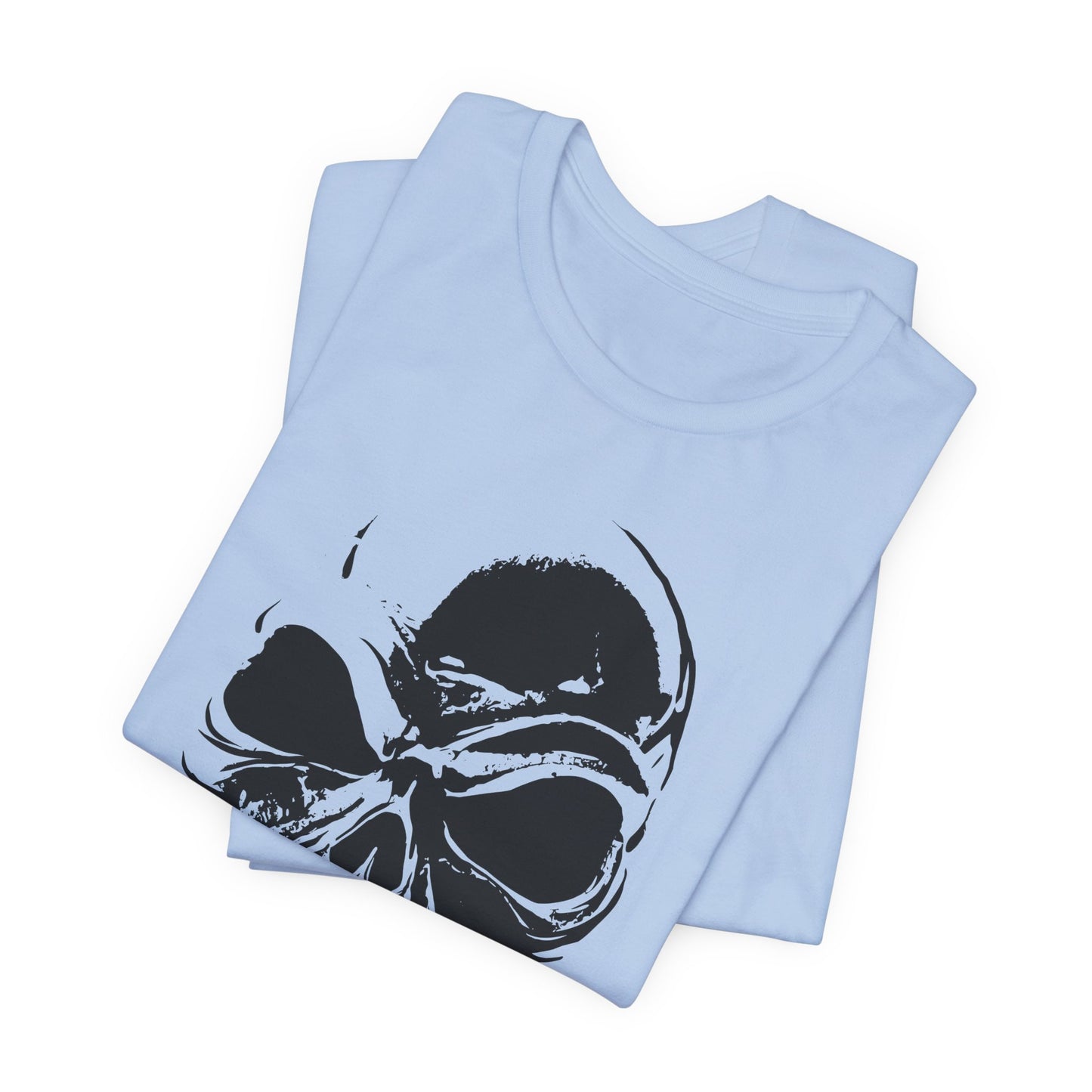 Black Skull Graphic Design Tee, Skull Shirt, Vintage Tees, Art Design T-Shirt, Vintage Graphic Tee, Art Shirts with Skulls