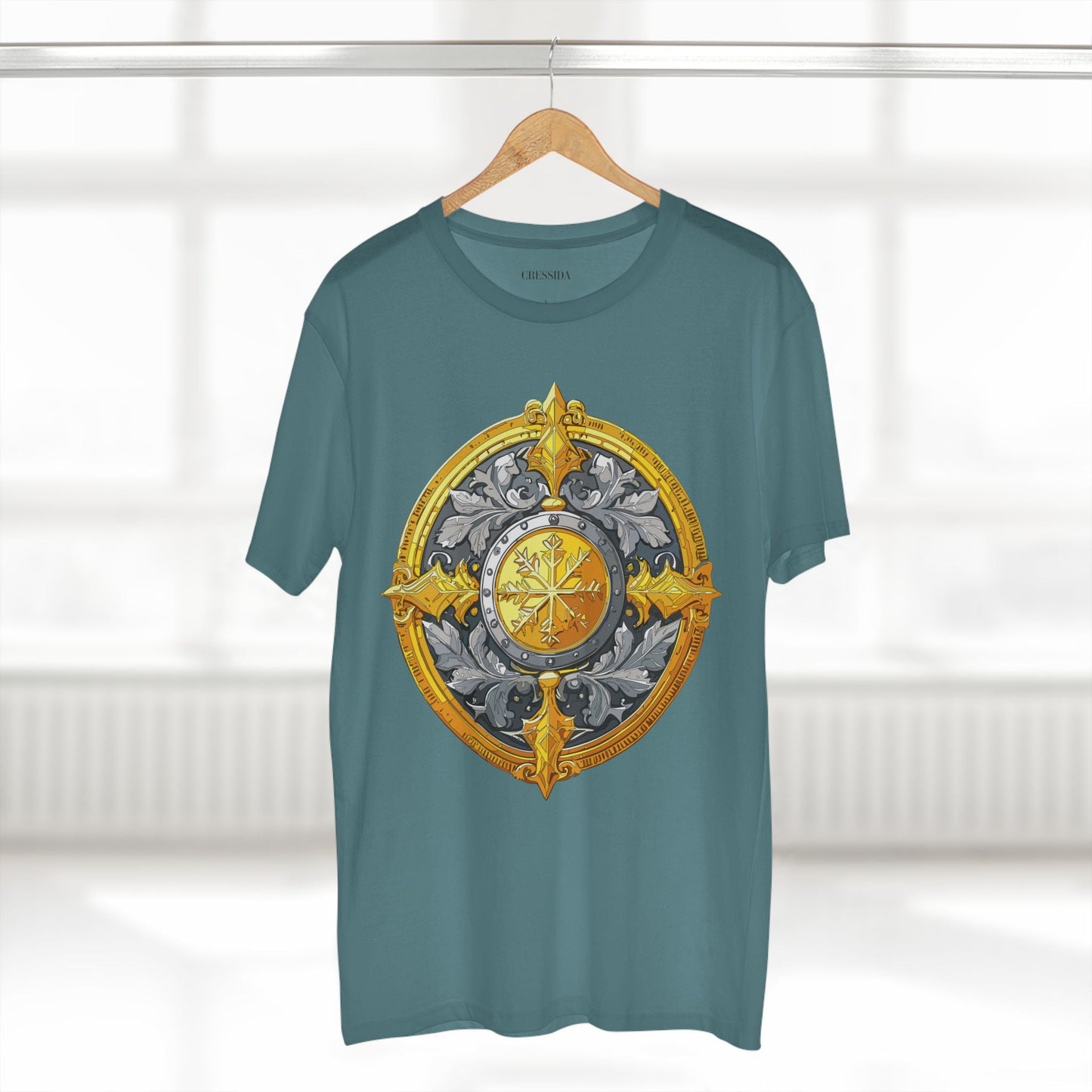 Antique Gold Coin Graphic Design T-Shirt Unisex 100 Cotton With Golden Print Artwork Tee 11