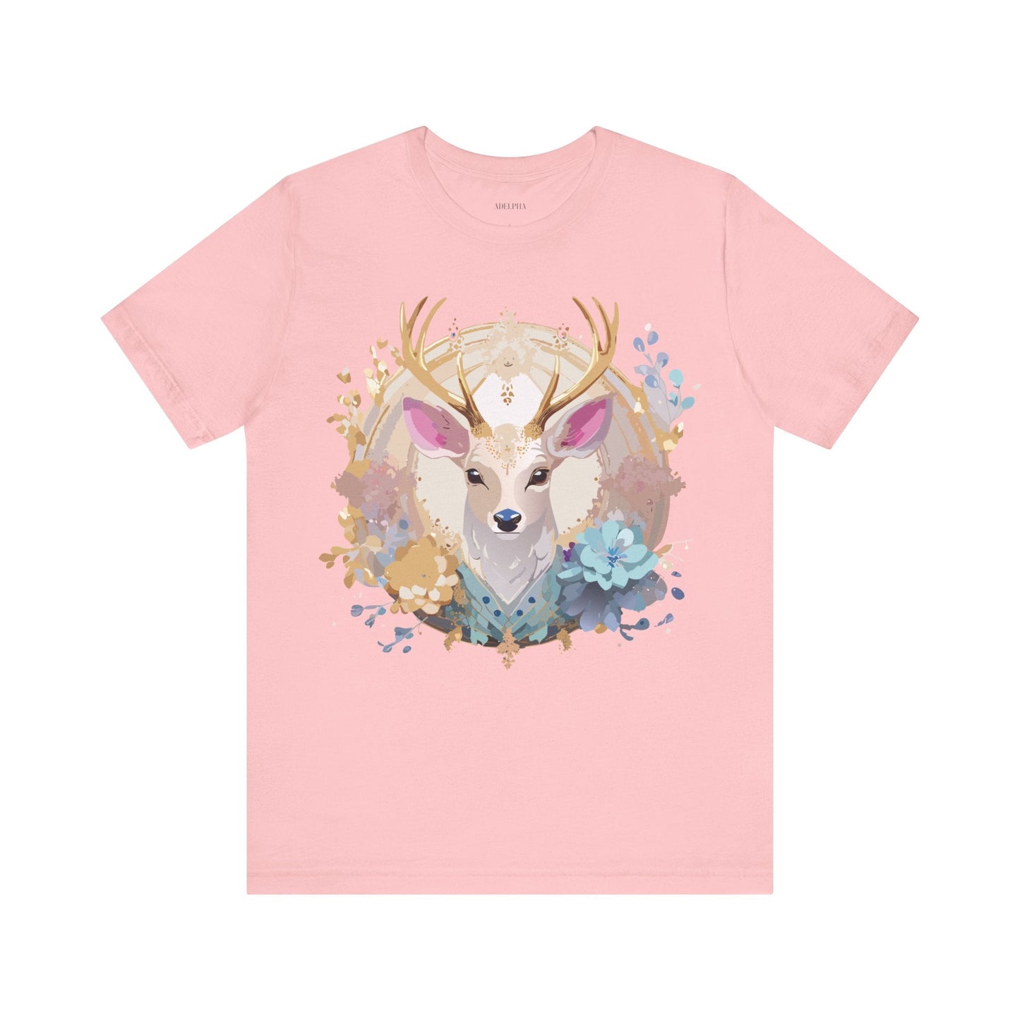 Medallion Graphic Unisex 100 Cotton Vintage Animal Medal Artwork Tee 68