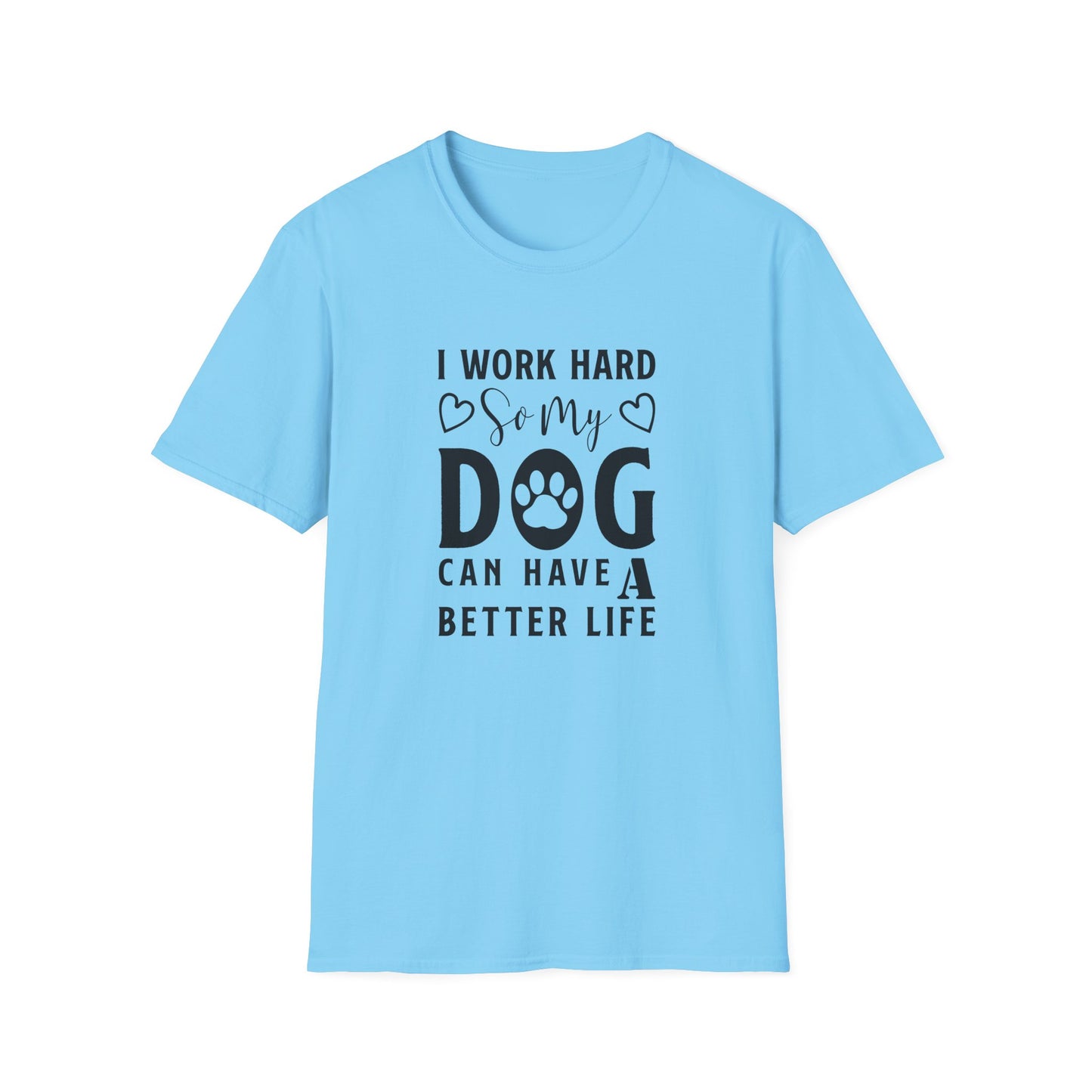 Funny Dog Lover Graphic Unisex Cotton T-Shirt Softstyle