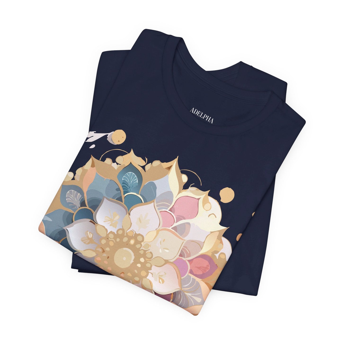 Mandala Graphic Tee Unisex Jersey Short Sleeve From Adelpha Vintage Inspired Artwork