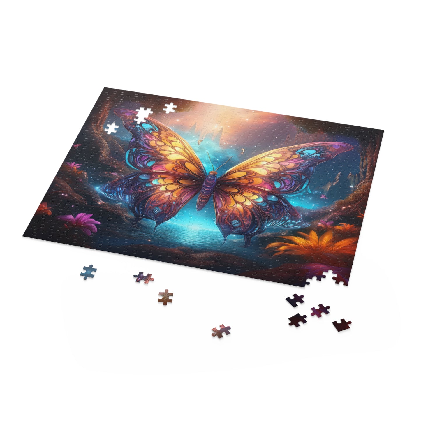 Butterfly Puzzle 500-Chipboard Pieces in Box | Kids Puzzles Size: 16" x 20",  Ages 9+ and Family pn3