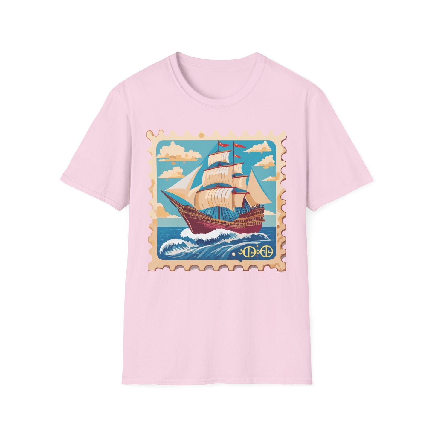 Ship T Shirts Frigate Vessel Tee Unisex Softstyle Gildan 64000 100 Percent Cotton