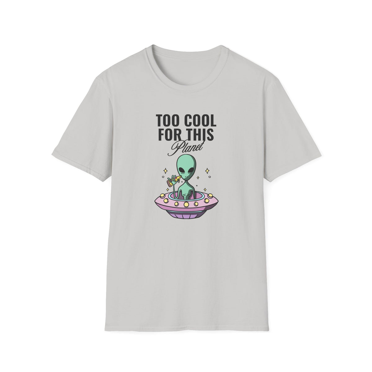 Alien Graphic Funny UFO Graphic Tee Gildan Unisex 100 Cotton Tee Shirt r109